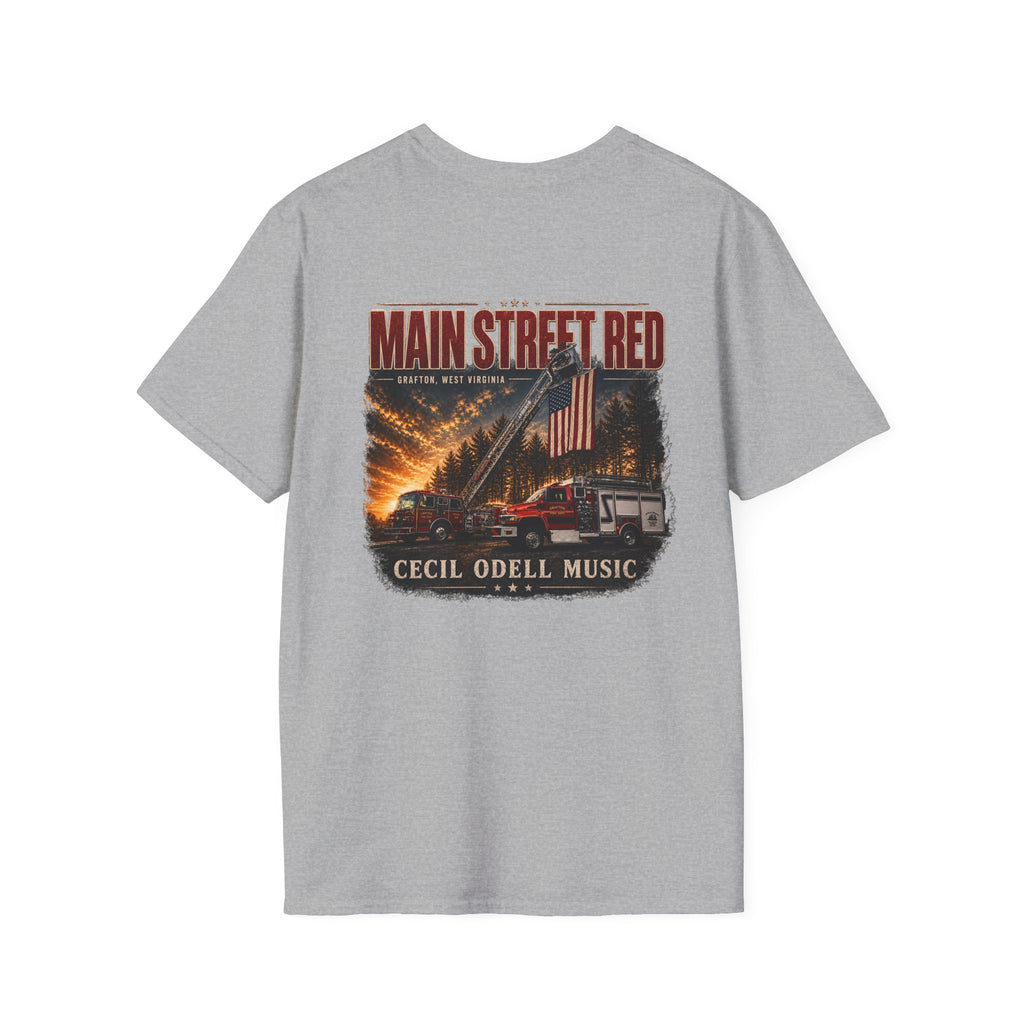 Main Street Red Grafton VFD T-Shirt