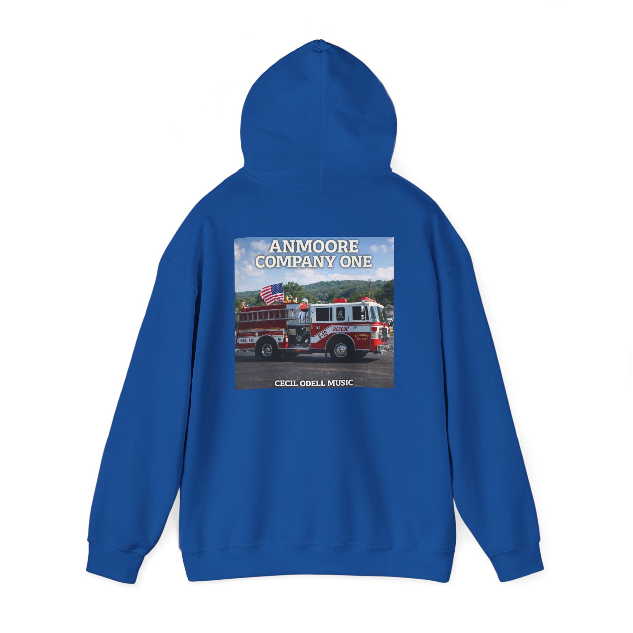 West Virginia Line Firetruck Hoodie: "The Sound of the West Virginia Line" Tribute Sweatshirt