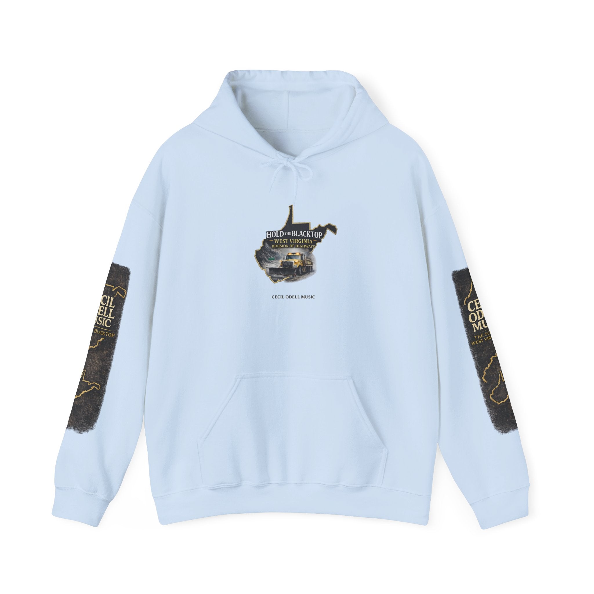 Hold the Blacktop Hoodie: Classic Road Trip Graphic Pullover