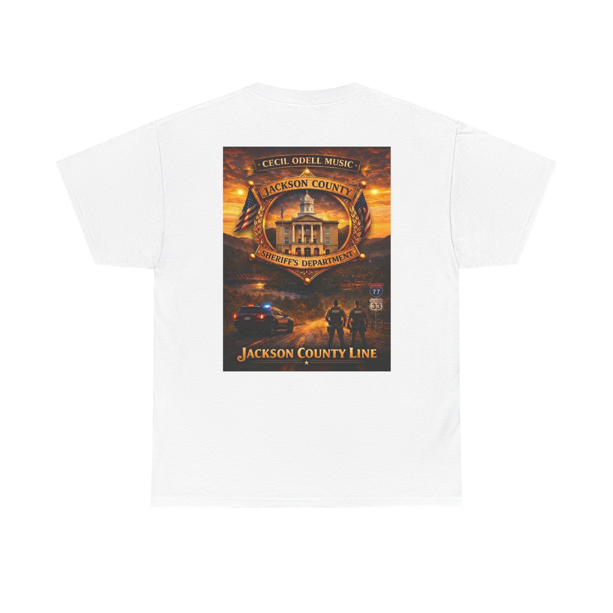 Jackson County Line Sheriffs Department Tee: Tribute Graphic T-Shirt
