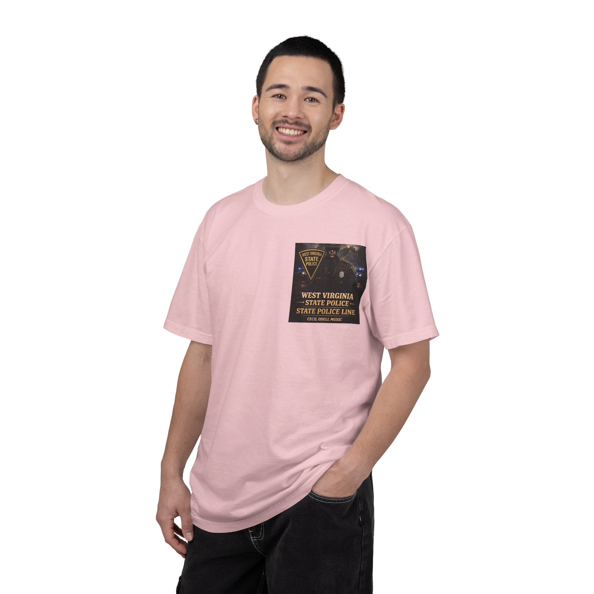West Virginia State Police Graphic T-Shirt: 'State Police Line' Back Print