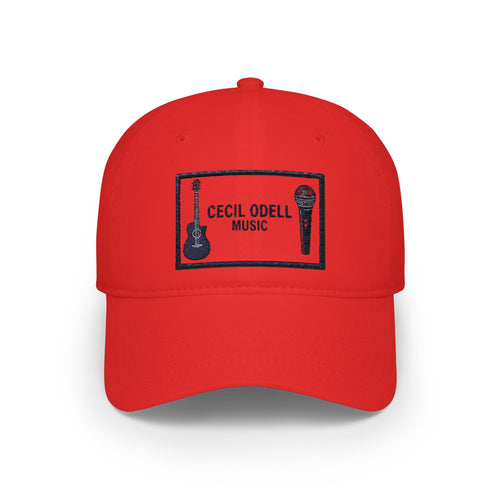 Cecil Odell Music Embroidered Baseball Cap