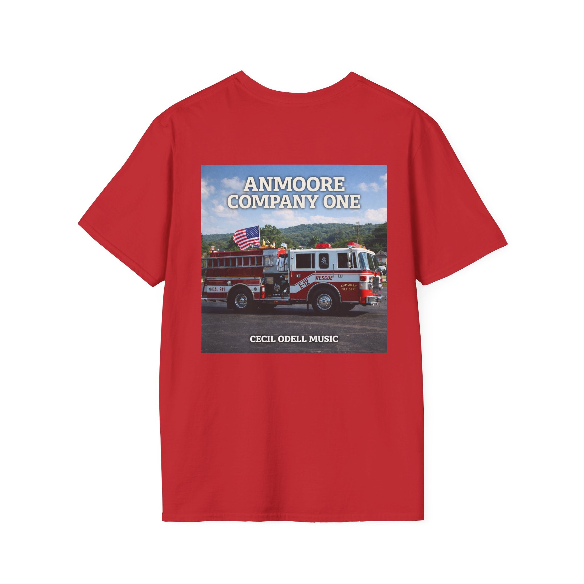 Firetruck Band Tee: "Anmoore Company One" Graphic T-Shirt