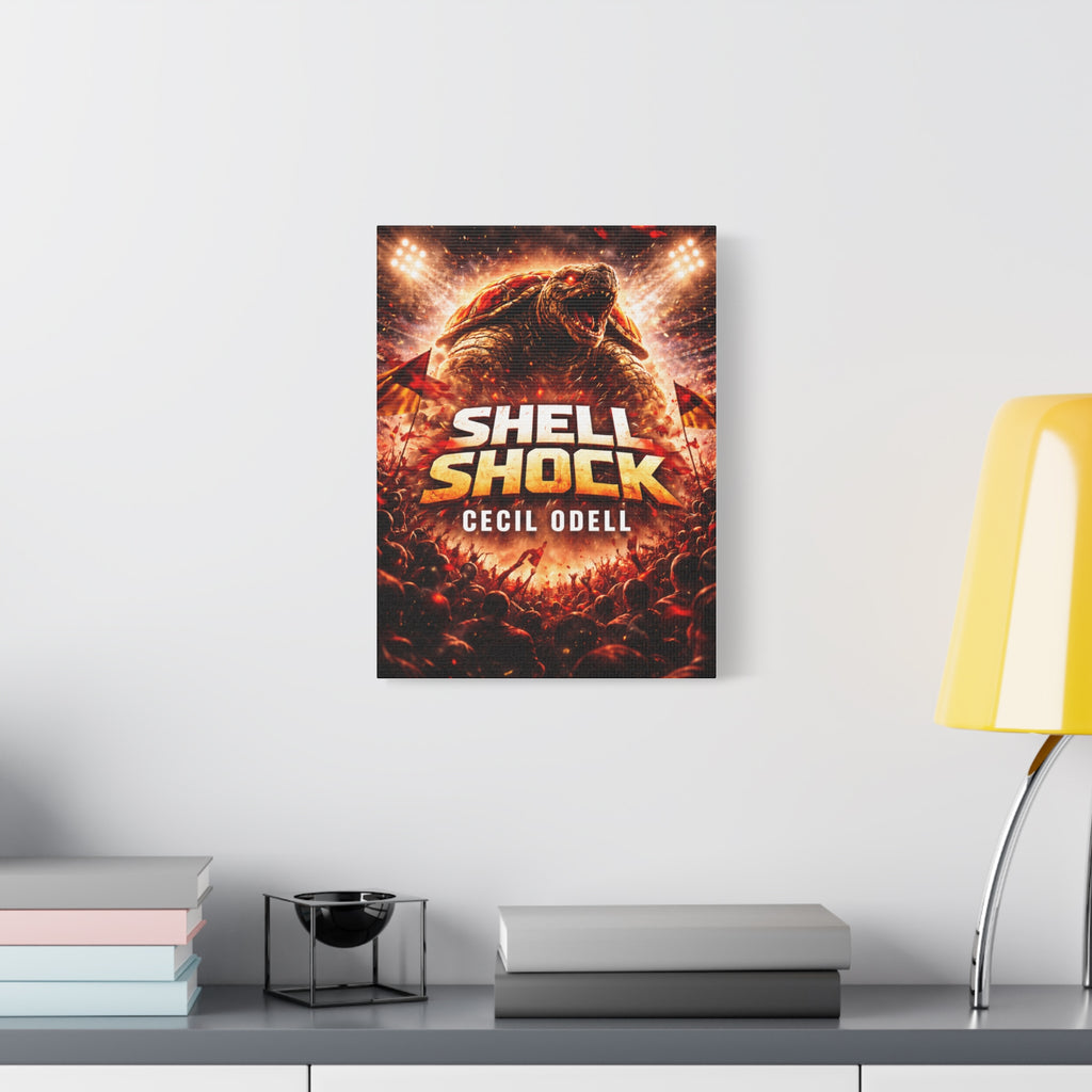 Shell Shock Canvas Print: Dramatic Monster Art Wrap (Cecil Odell)