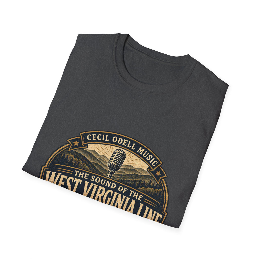 West Virginia Music T-Shirt: "Built to Sound Like Home" Vintage State Guitar Tee
