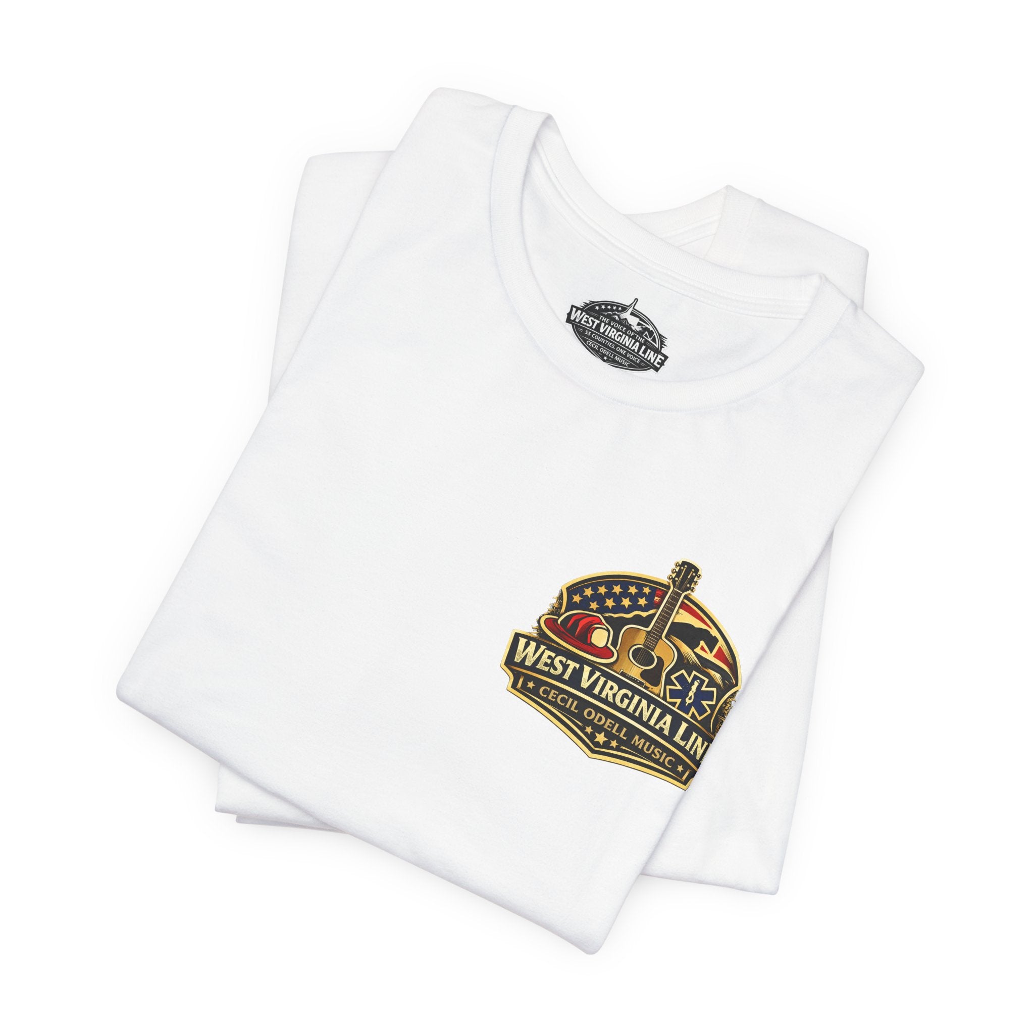 West Virginia Outlaw T-Shirt: Rustic Skull & Guns Country Graphic Tee