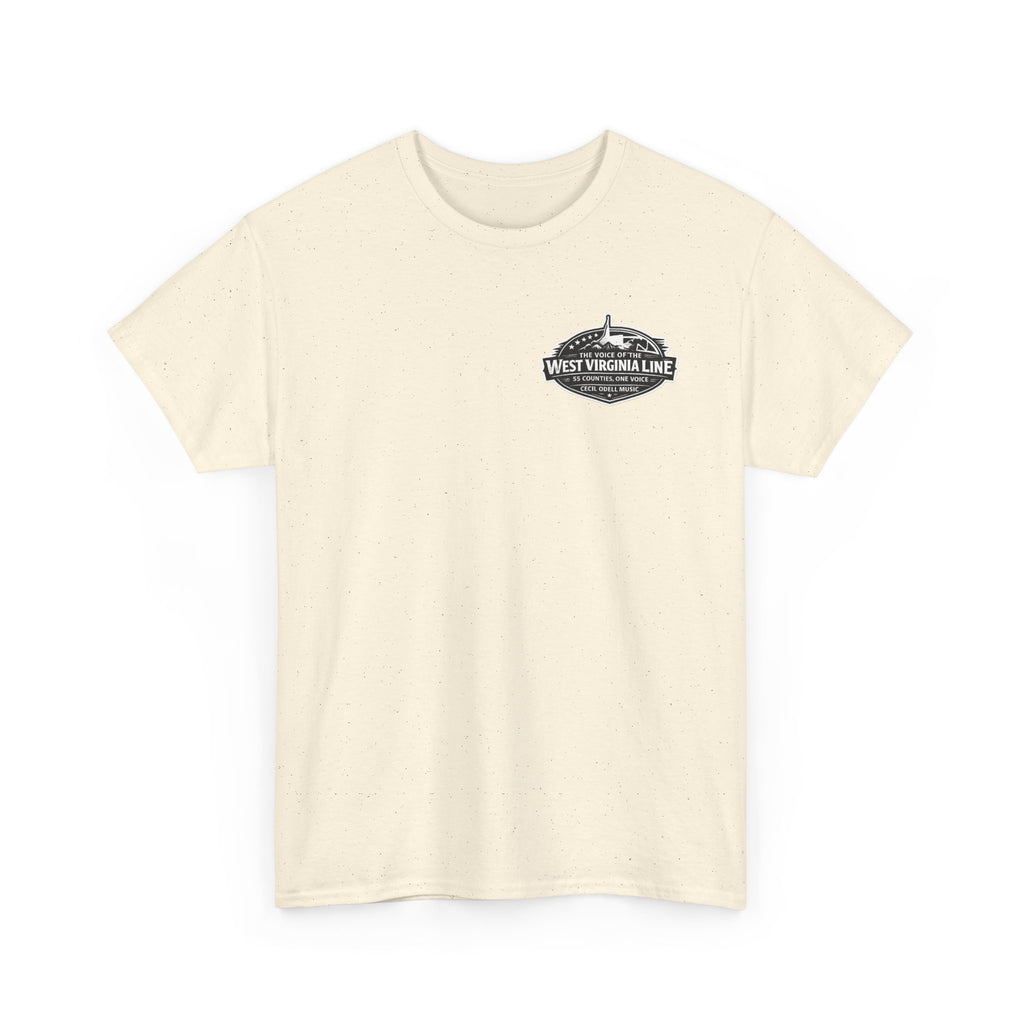 West Virginia Line Tee: 'The Voice of the West Virginia Line' Graphic T-Shirt