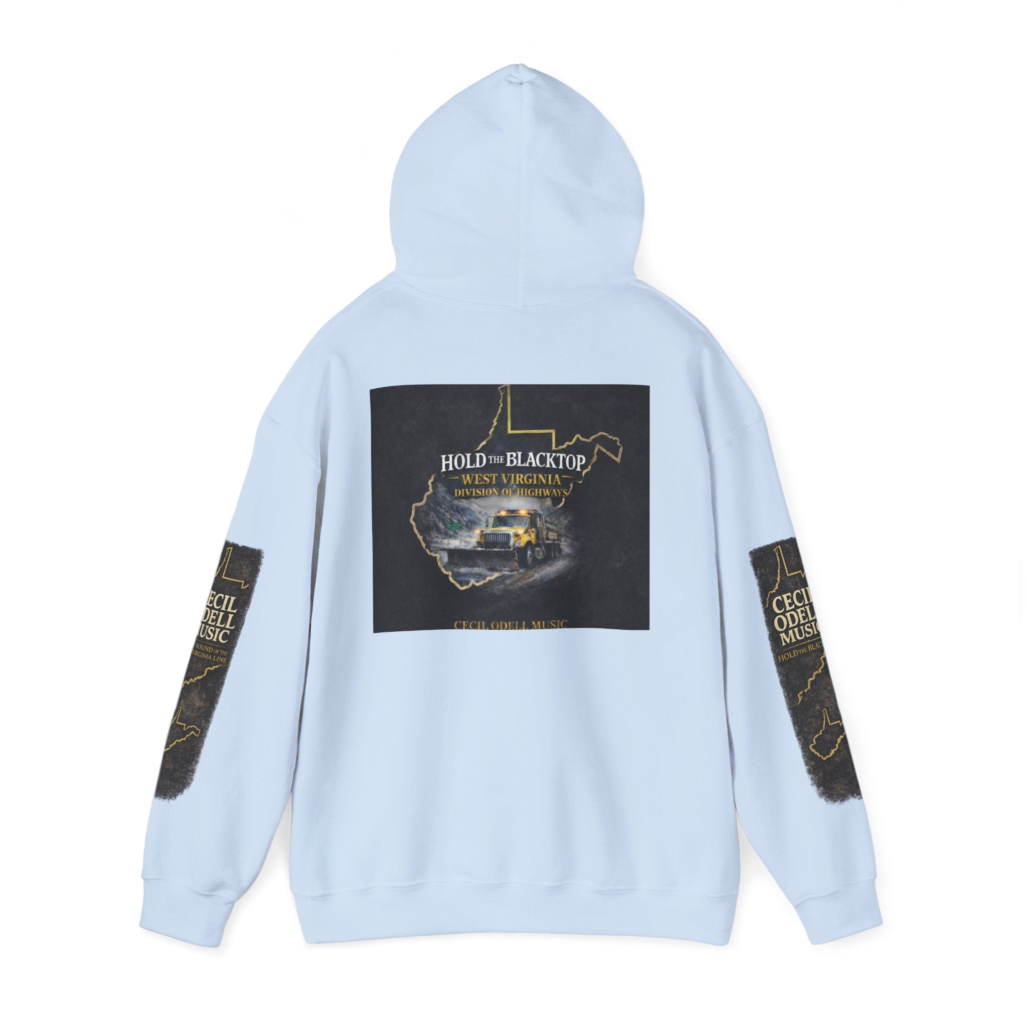 Hoodie: "Hold The Blacktop" Vintage Road Trip Graphic Pullover