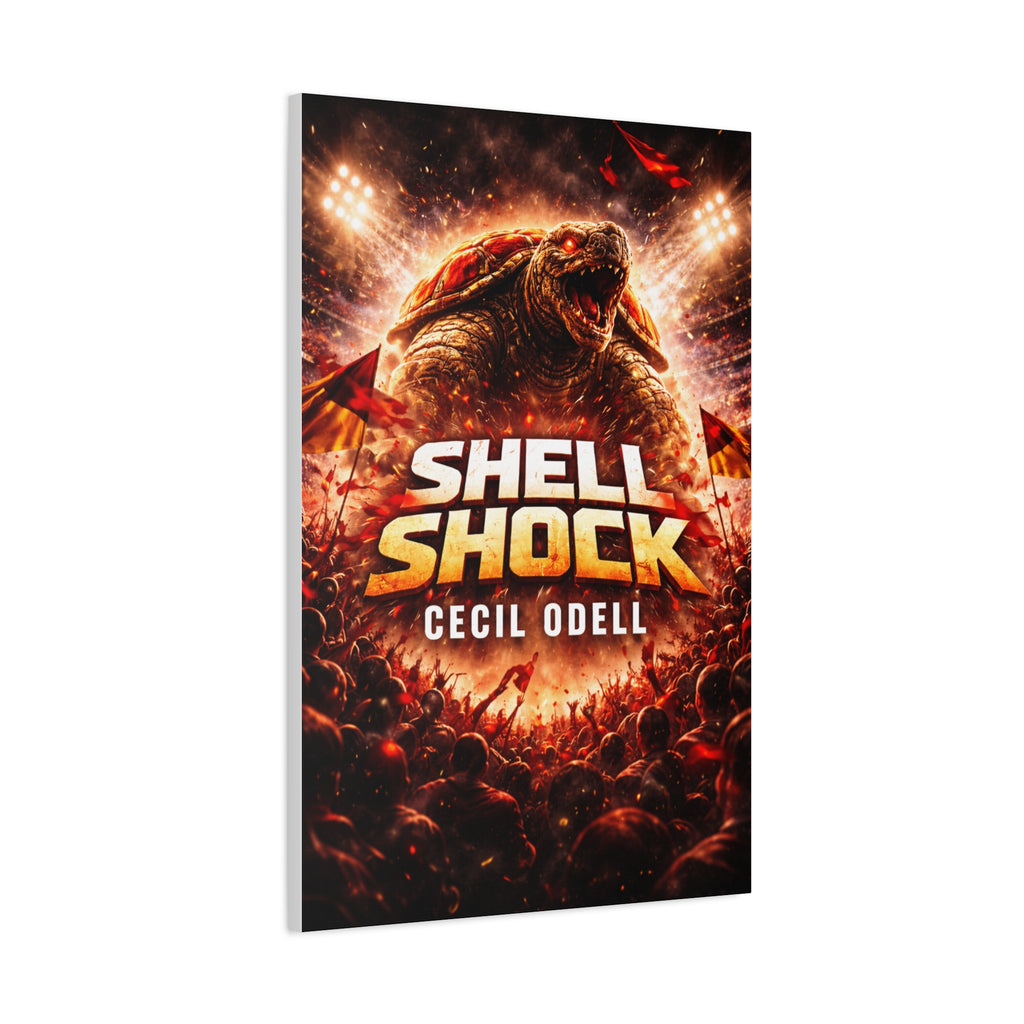 Shell Shock Canvas Print: Dramatic Monster Art Wrap (Cecil Odell)