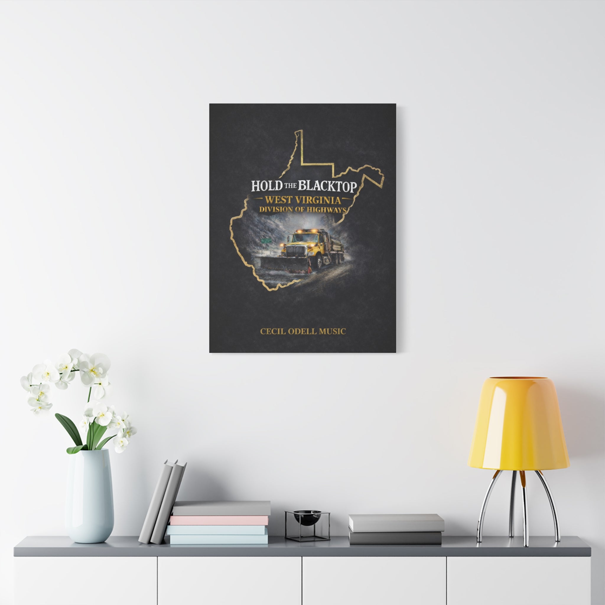 Hold the Blacktop: West Virginia Division of Highways Canvas Print