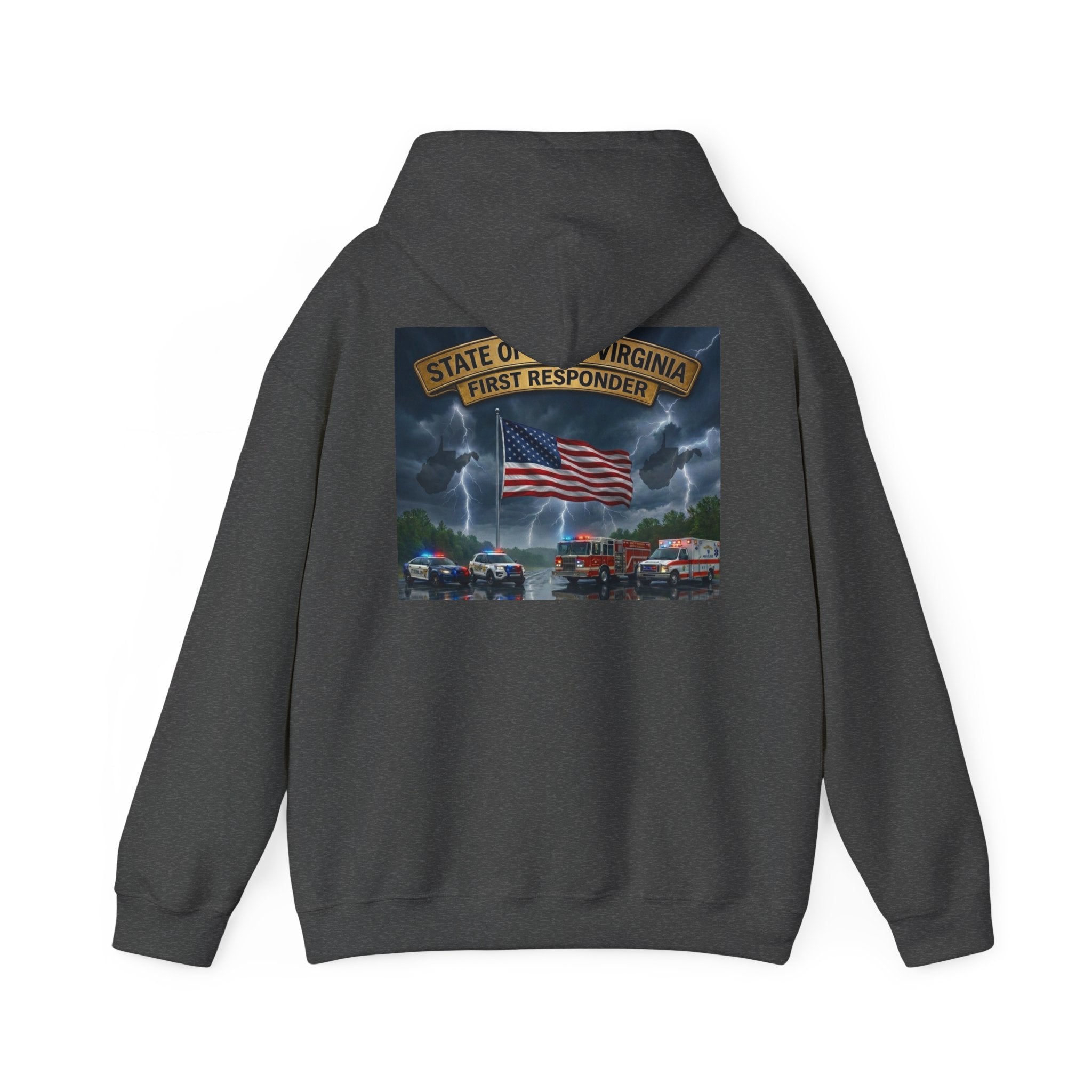 Preston County 911 First Responder Hoodie: Virginia Emergency Services Tribute