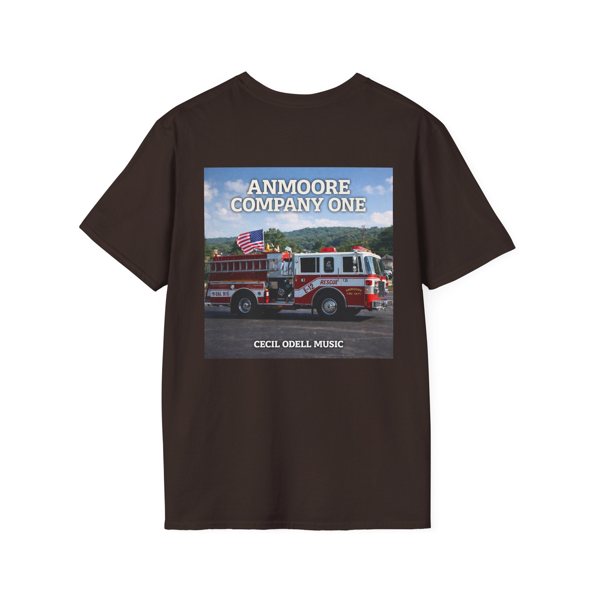 Firetruck Band Tee: "Anmoore Company One" Graphic T-Shirt