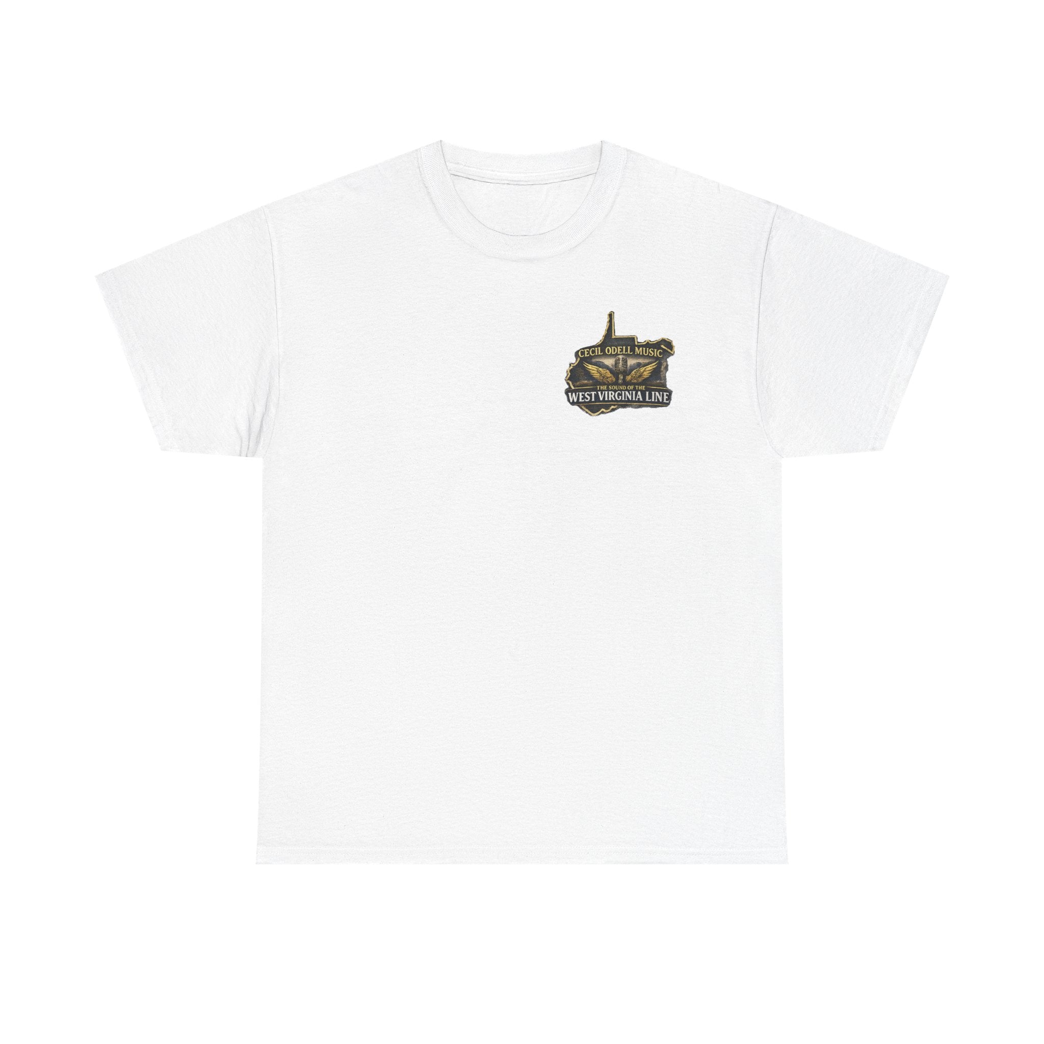 West Virginia First Responders Tribute Tee: State Emblem & American Flag Memorial Shirt