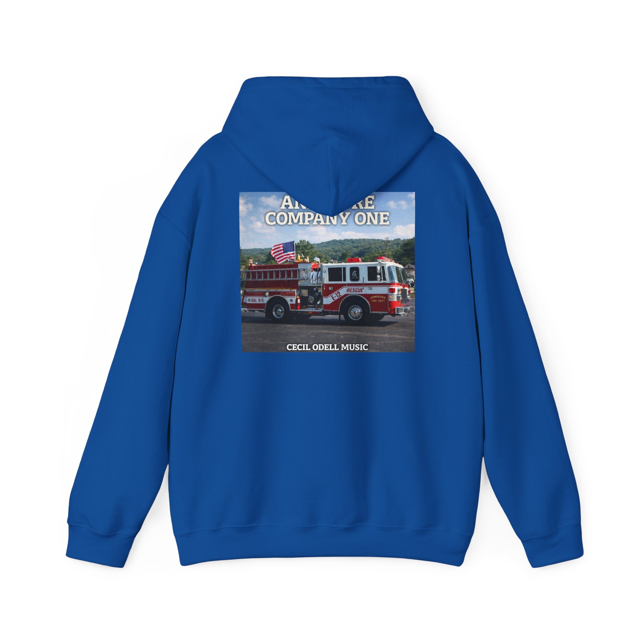 West Virginia Line Firetruck Hoodie: "The Sound of the West Virginia Line" Tribute Sweatshirt