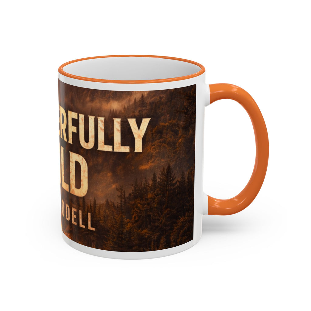 Wonderful Wild Scenic Mug: "Wonderful Wild" Cecil Odell Coffee Cup (Accent Rim & Handle)