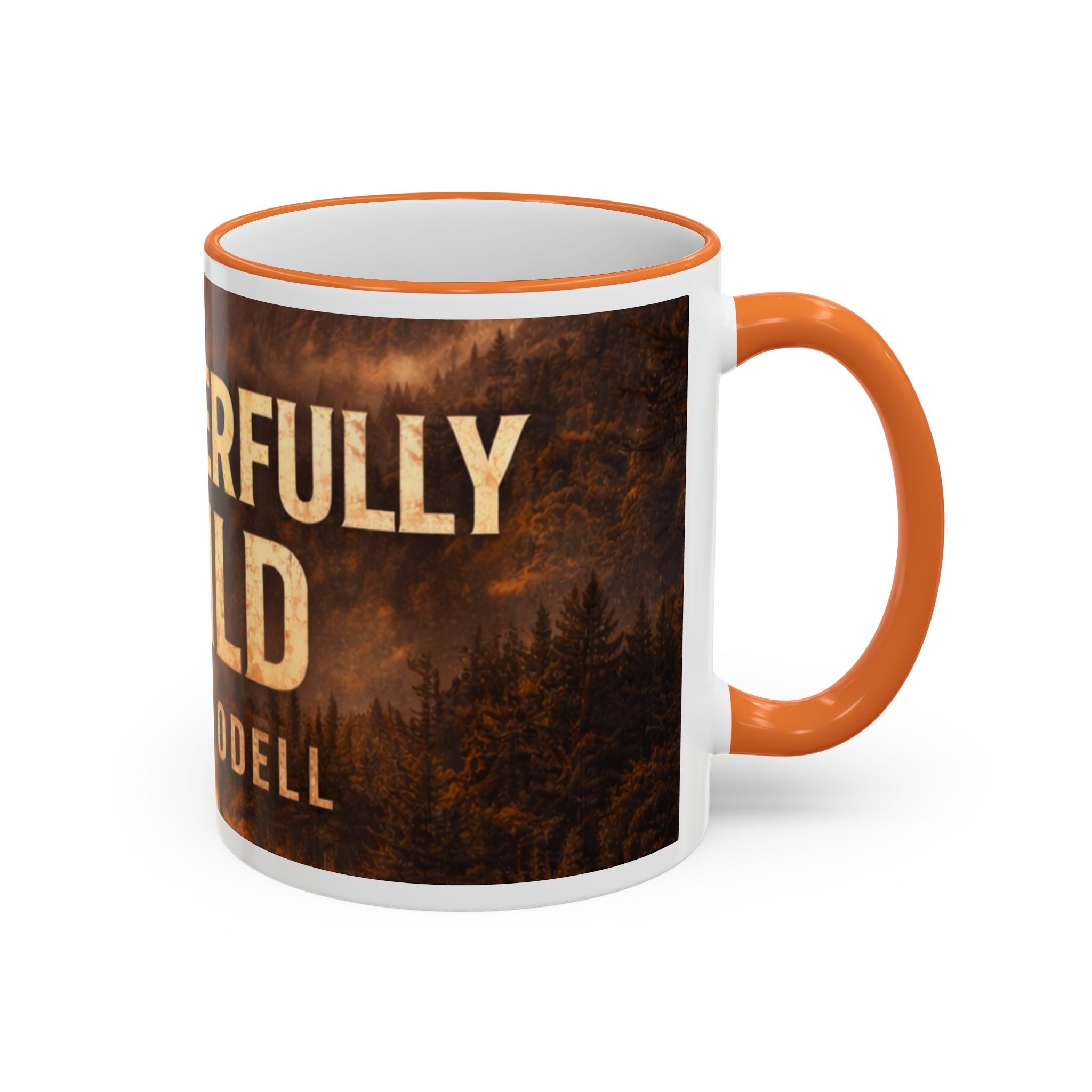 Wonderful Wild Scenic Mug: "Wonderful Wild" Cecil Odell Coffee Cup (Accent Rim & Handle)