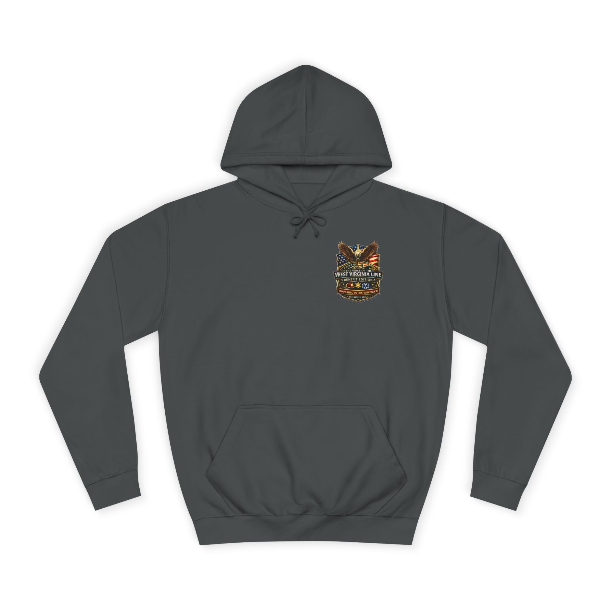 West Virginia Line Badge Hoodie: State & First Responder Tribute