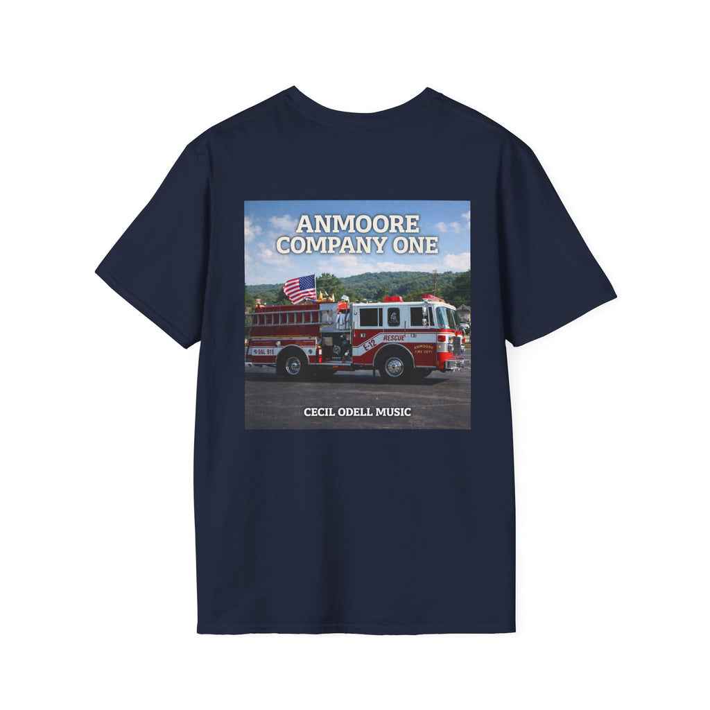 Firetruck Band Tee: "Anmoore Company One" Graphic T-Shirt