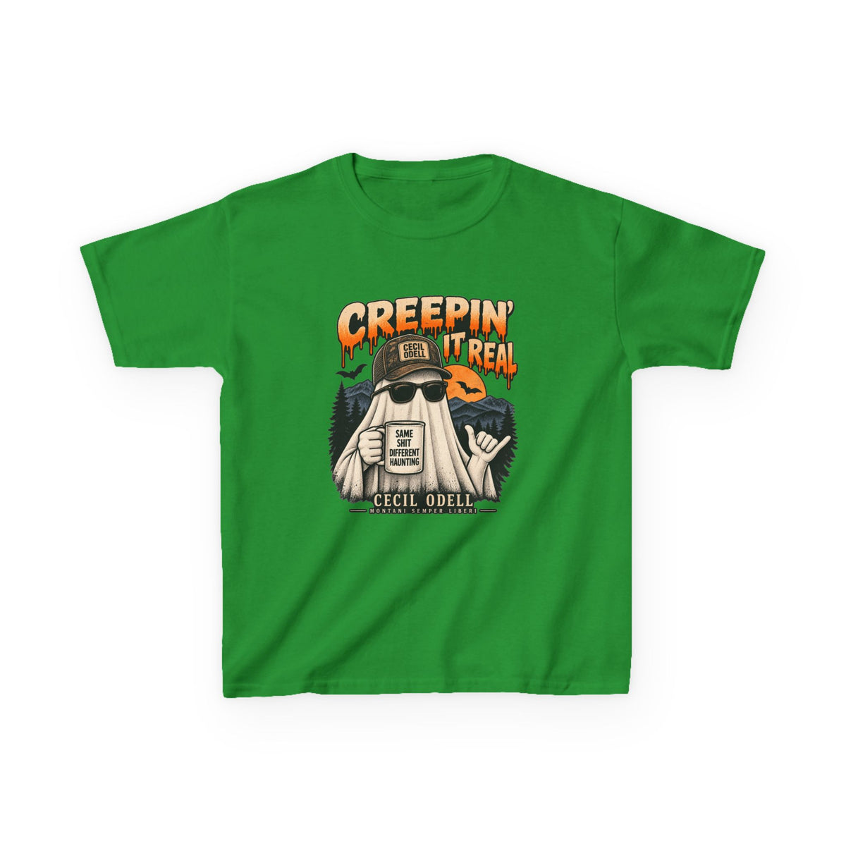 Creepin' It Real Kids Halloween Tee | Cecil Odell