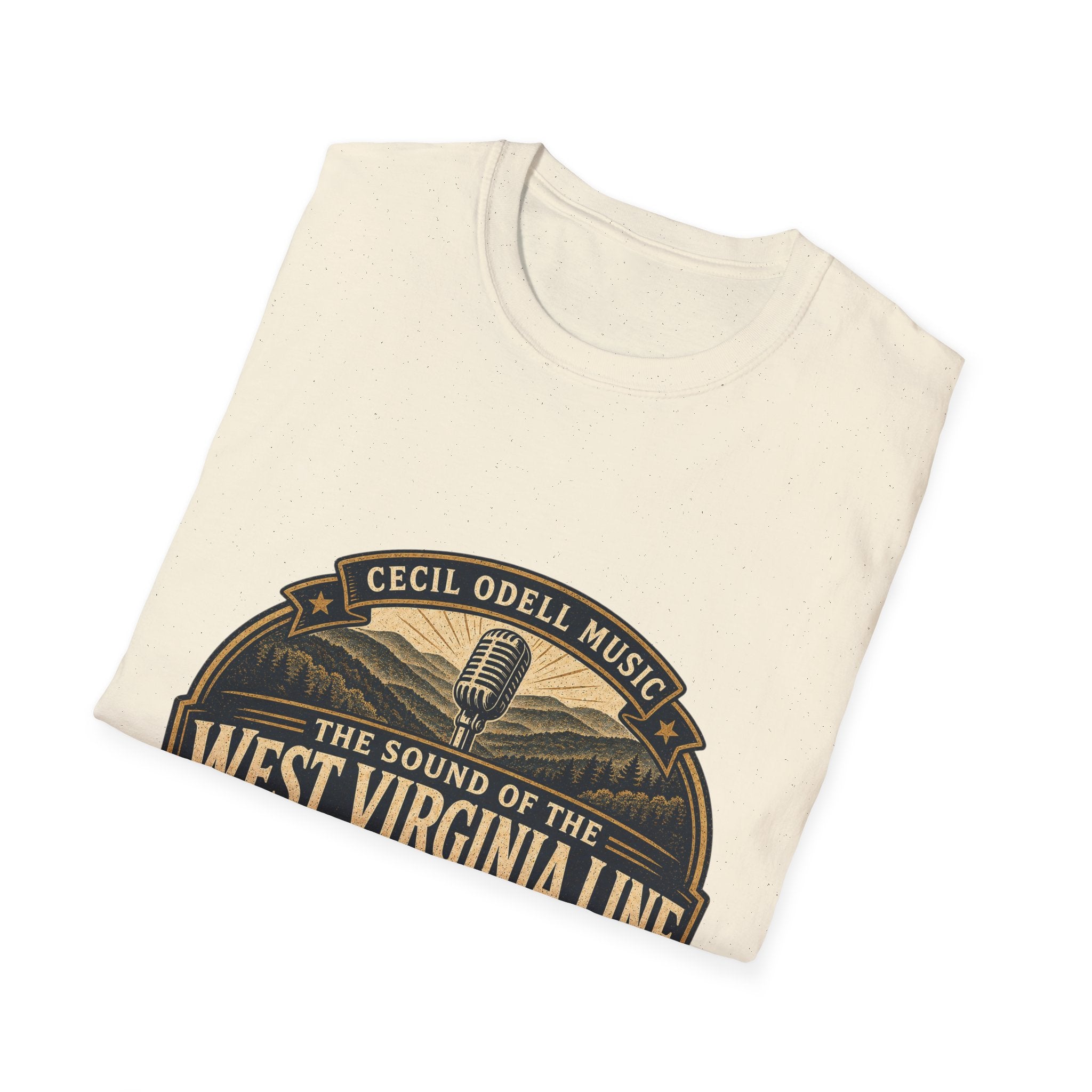 West Virginia Music T-Shirt: "Built to Sound Like Home" Vintage State Guitar Tee