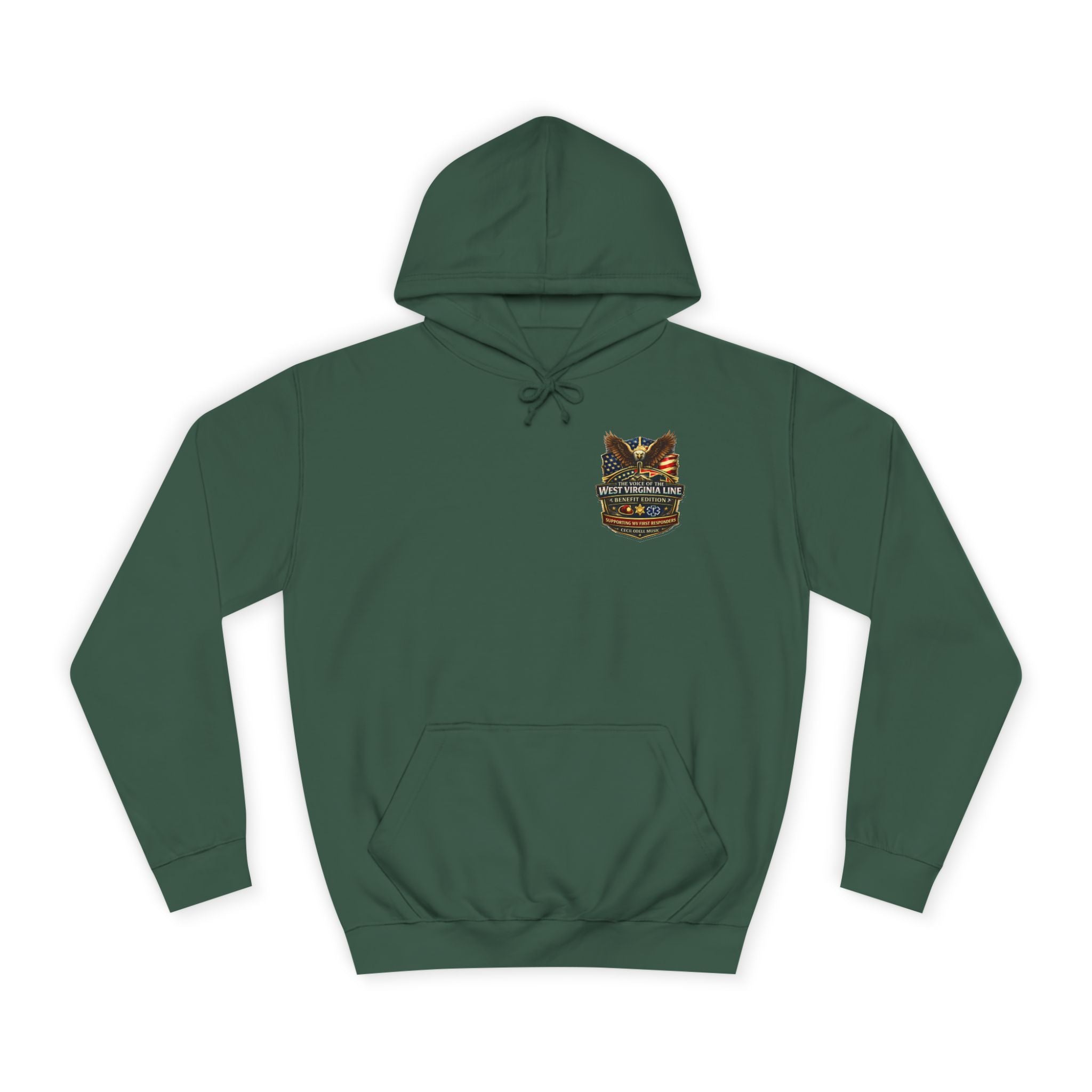West Virginia Line Badge Hoodie: State & First Responder Tribute