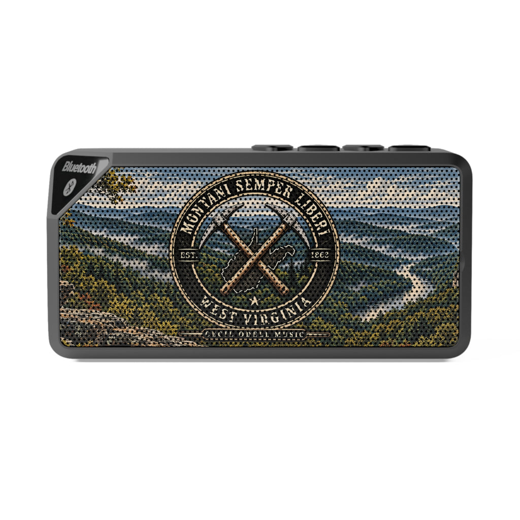 Bluetooth Speaker — Outdoor Adventure Forest Design
