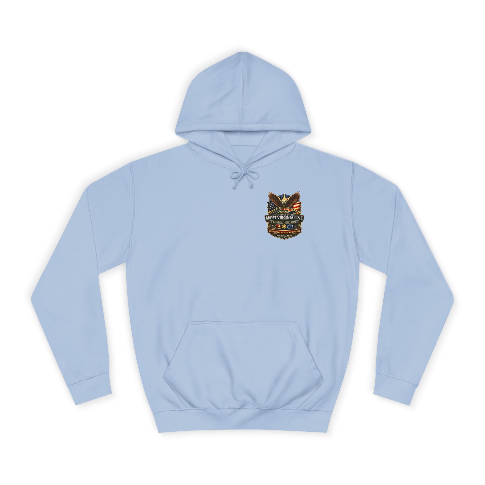West Virginia Line Badge Hoodie: State & First Responder Tribute