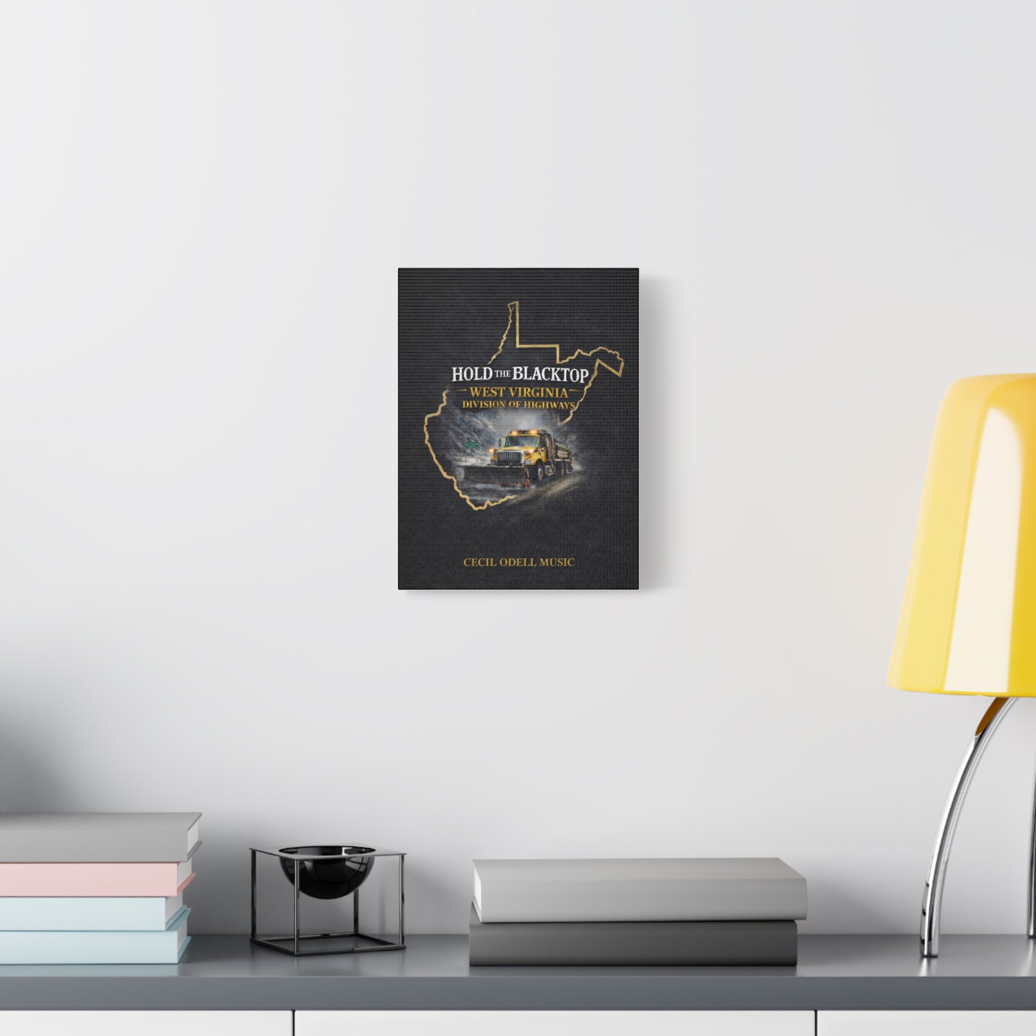Hold the Blacktop: West Virginia Division of Highways Canvas Print