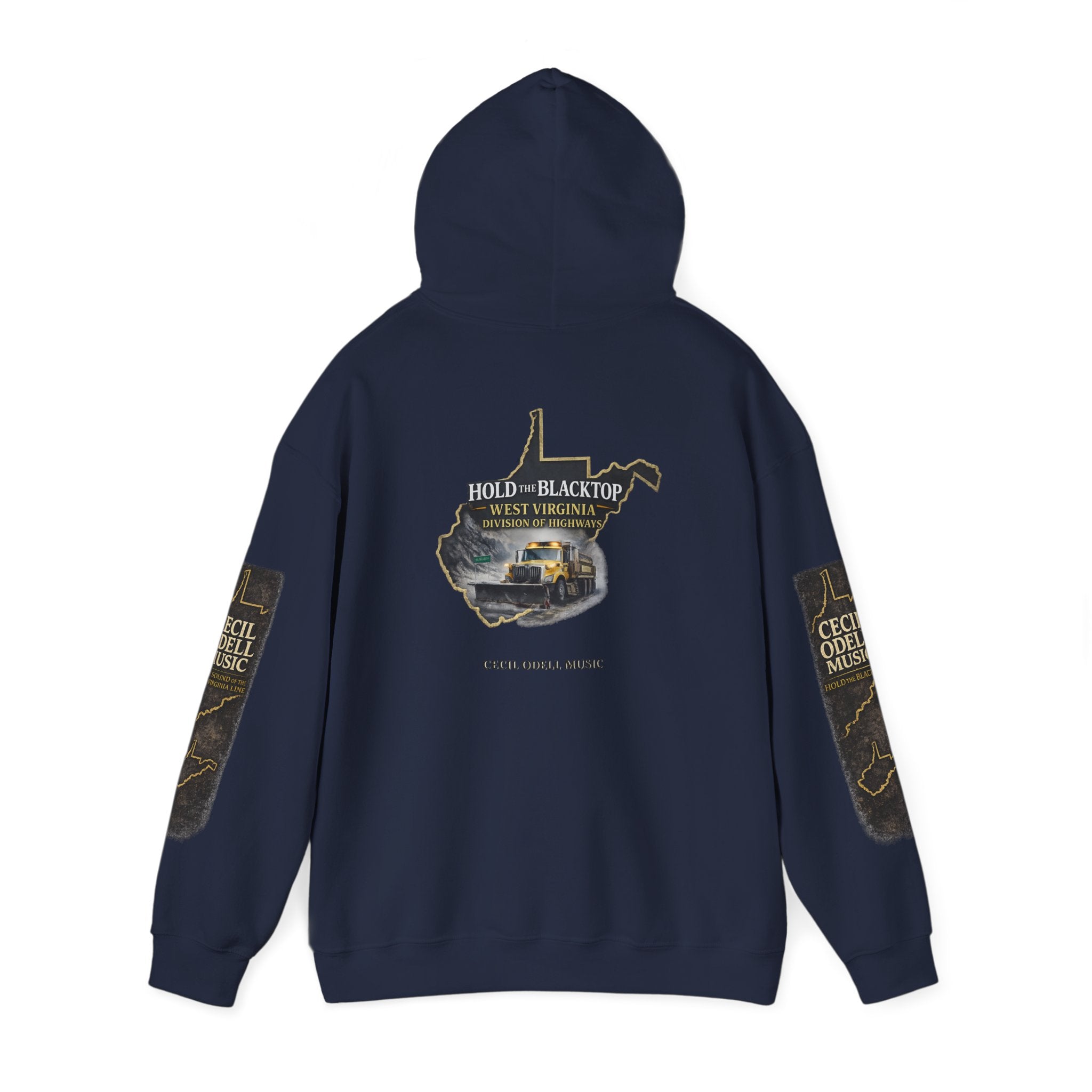 Hold the Blacktop Hoodie: Classic Road Trip Graphic Pullover