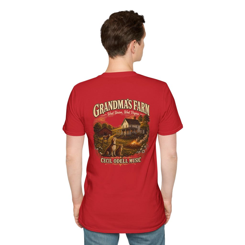 Grandma's Farm T-Shirt: West Union West Virginia Rustic Country Tee