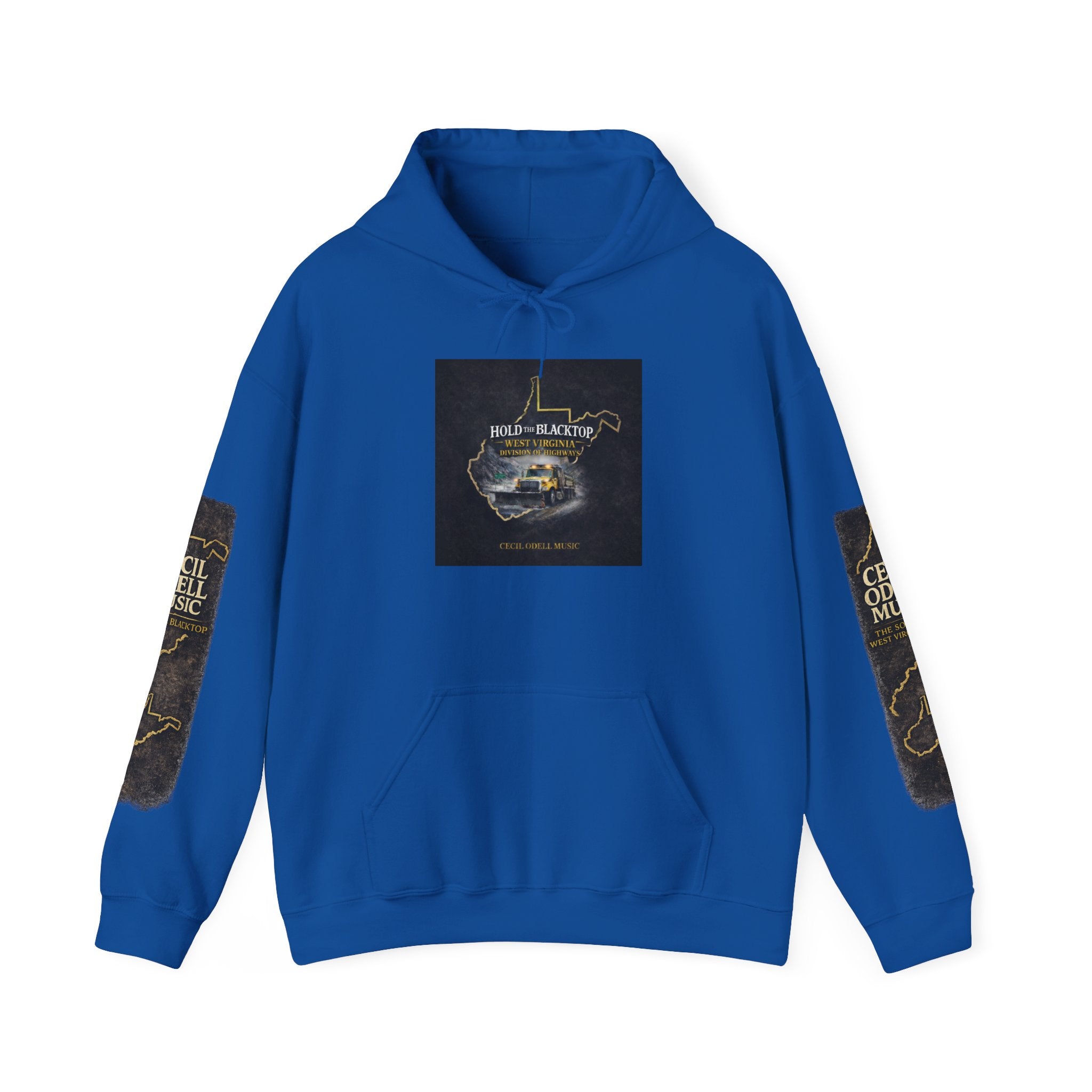 Hoodie: "Hold The Blacktop" Vintage Road Trip Graphic Pullover