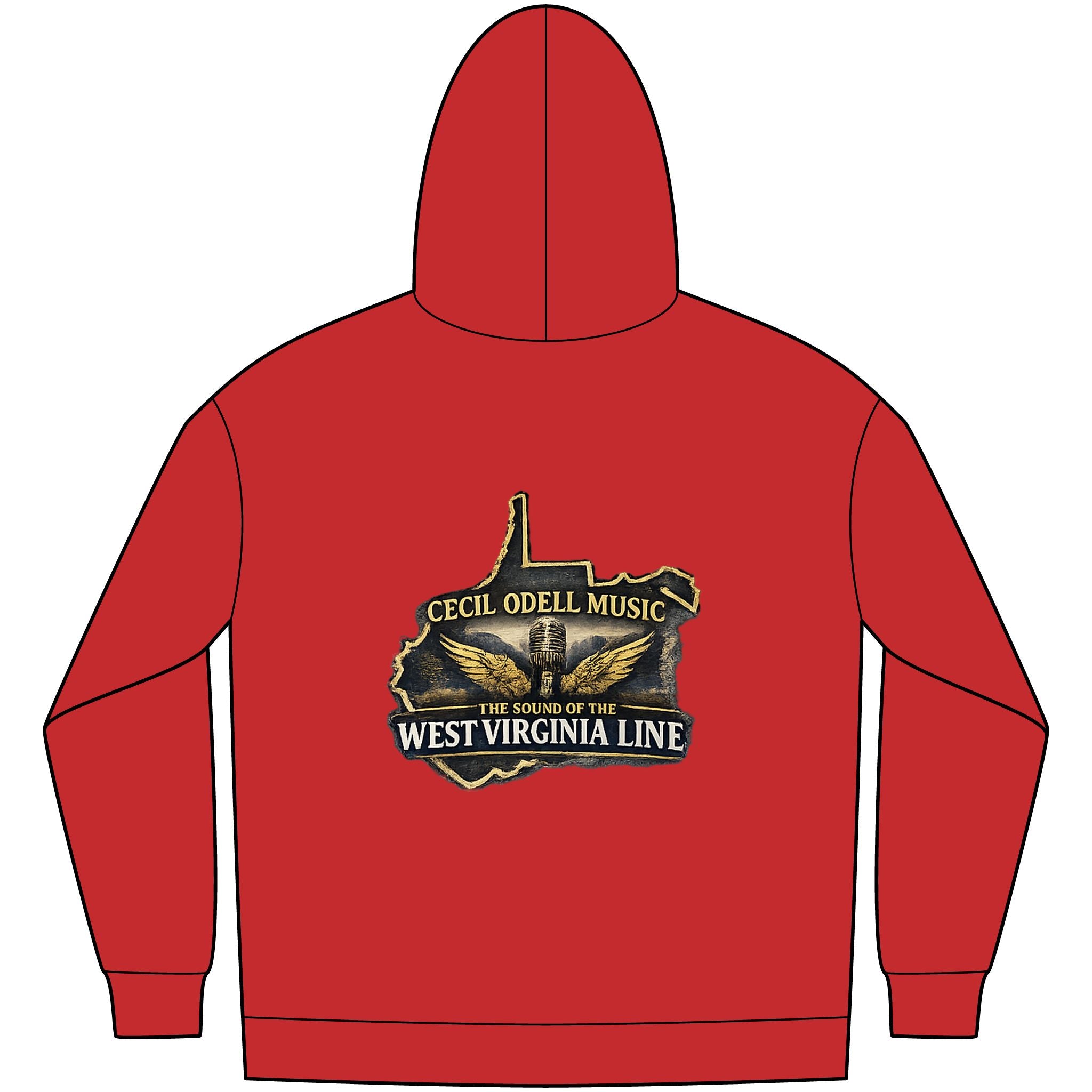West Virginia Music Hoodie: "Cecil Odell Music: The Sound of the West Virginia Line"