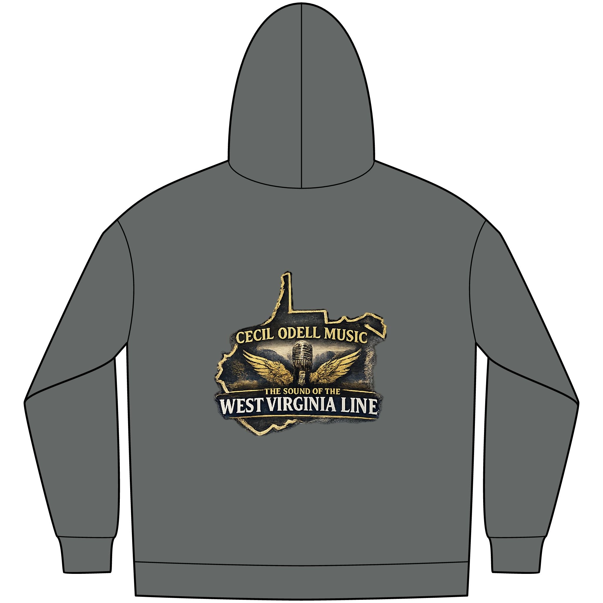 West Virginia Music Hoodie: "Cecil Odell Music: The Sound of the West Virginia Line"