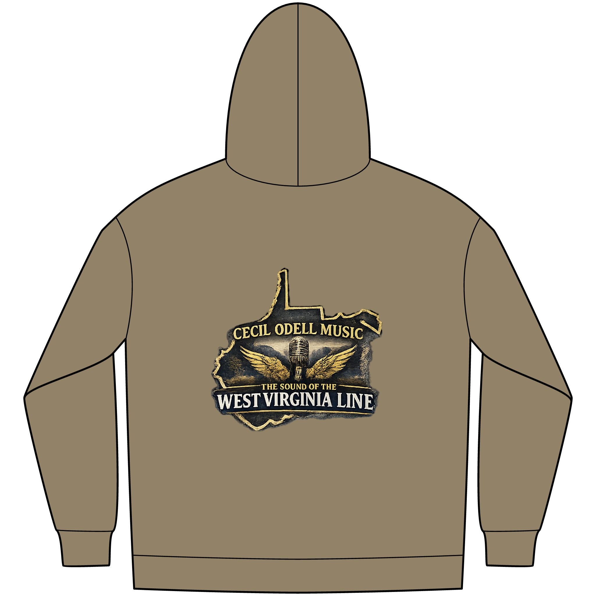 West Virginia Music Hoodie: "Cecil Odell Music: The Sound of the West Virginia Line"
