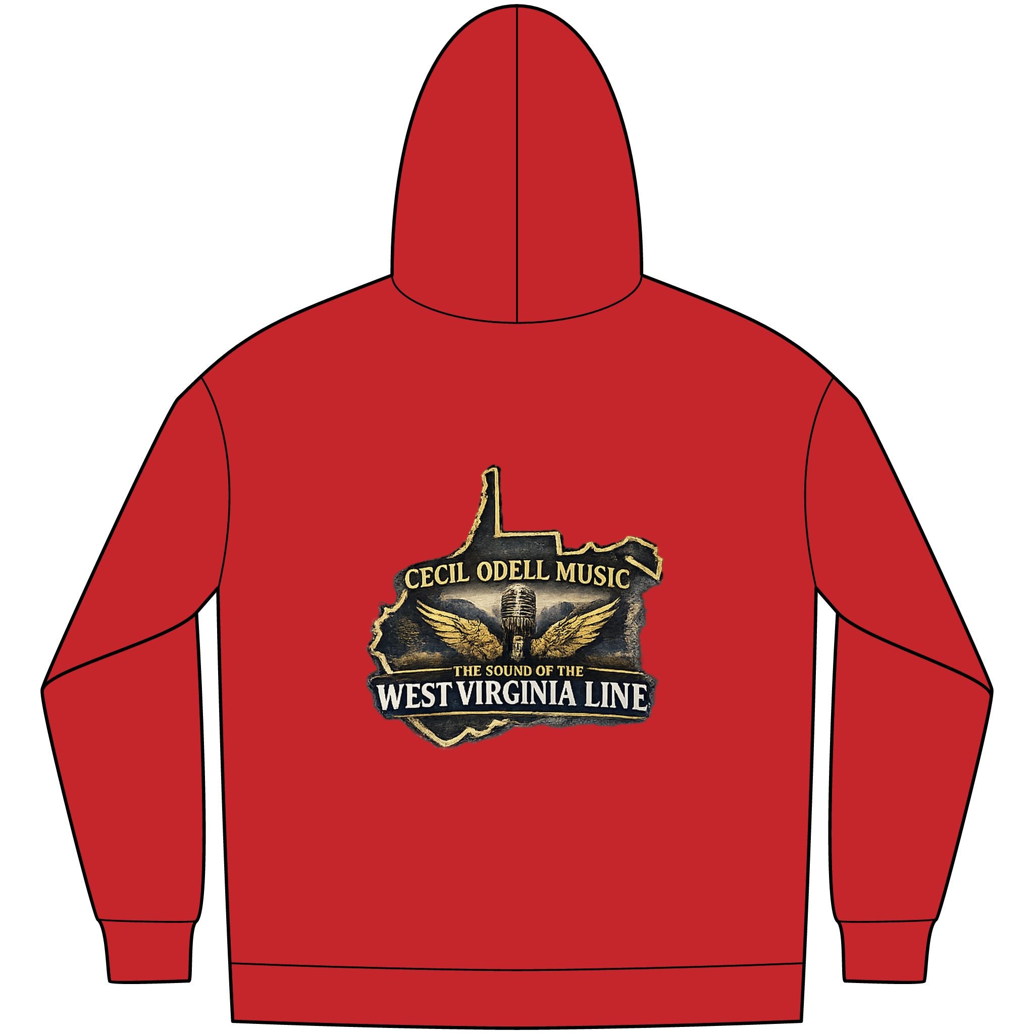 West Virginia Music Hoodie: "Cecil Odell Music: The Sound of the West Virginia Line"