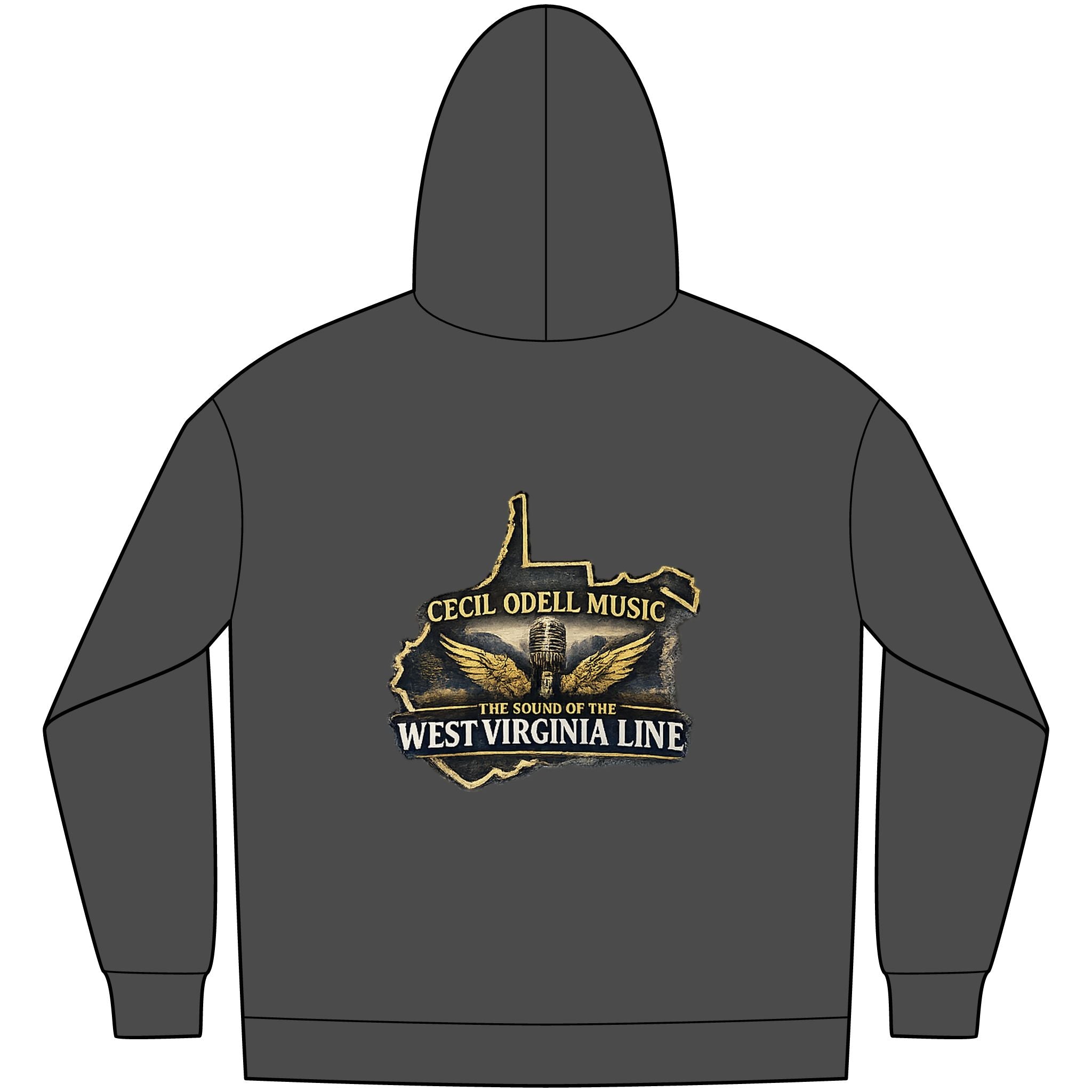 West Virginia Music Hoodie: "Cecil Odell Music: The Sound of the West Virginia Line"