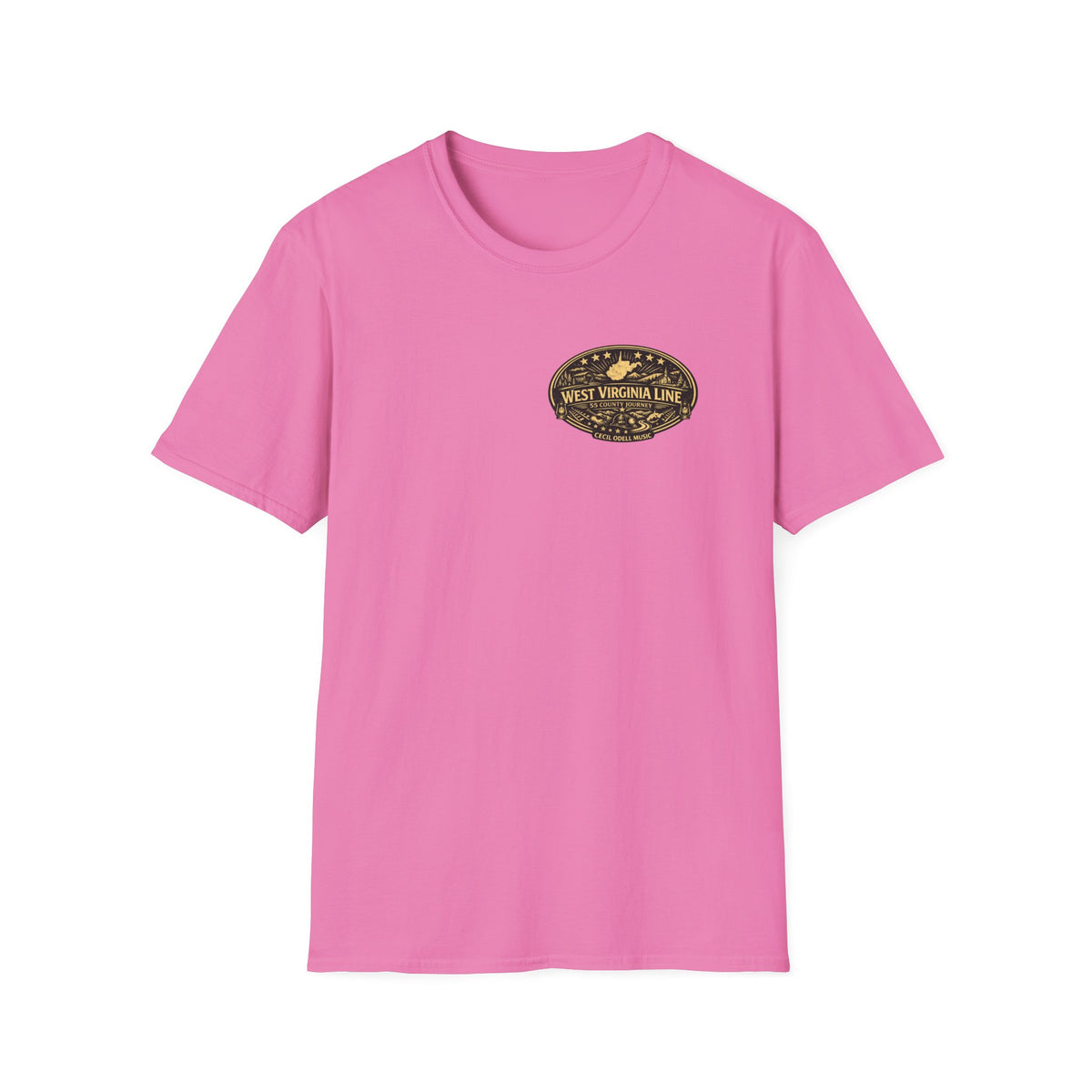 West Virginia Line Wirt County T-Shirt