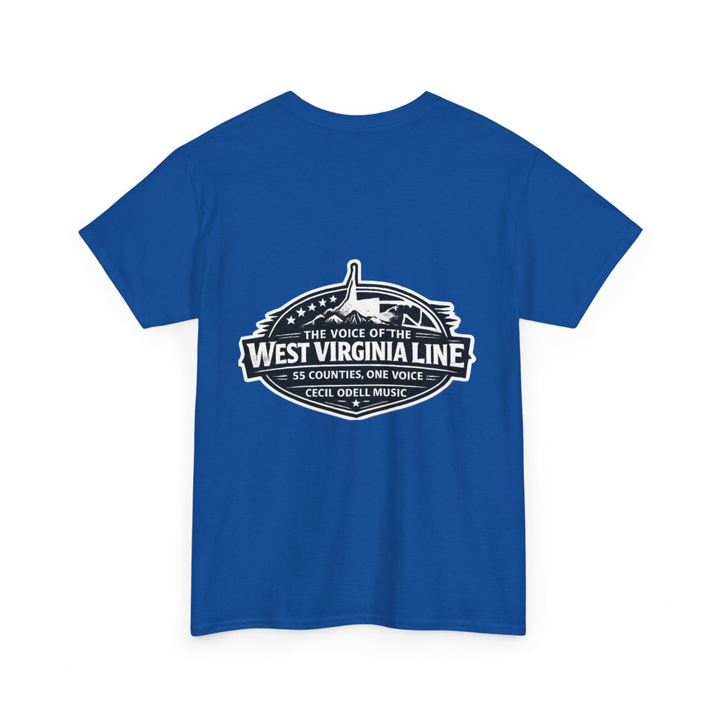 West Virginia Line Tee: 'The Voice of the West Virginia Line' Graphic T-Shirt