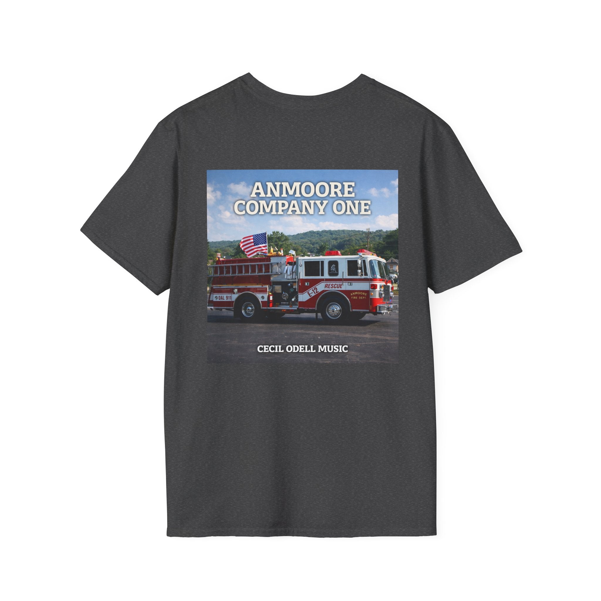 Firetruck Band Tee: "Anmoore Company One" Graphic T-Shirt