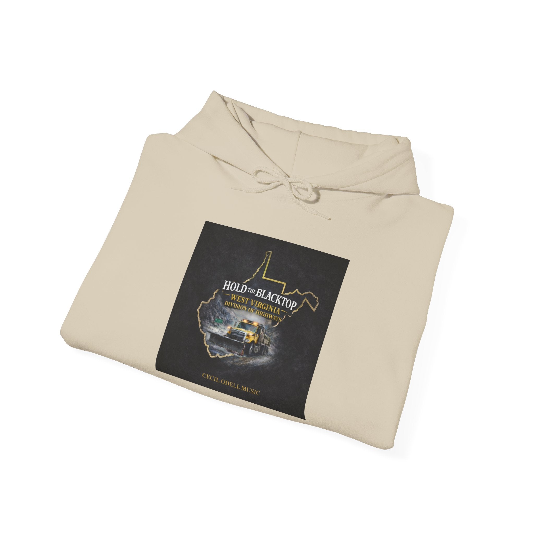 Hoodie: "Hold The Blacktop" Vintage Road Trip Graphic Pullover
