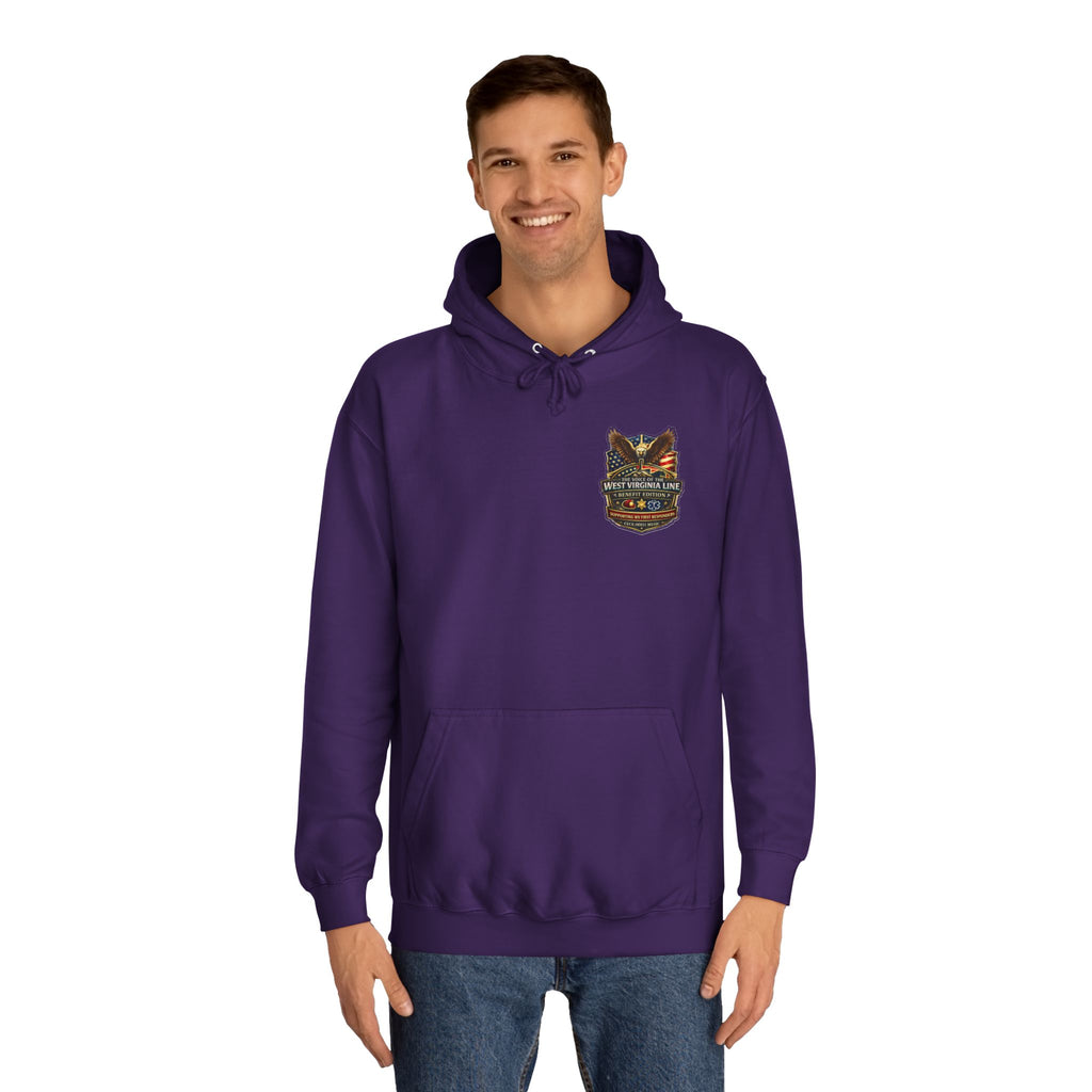 West Virginia Line Badge Hoodie: State & First Responder Tribute