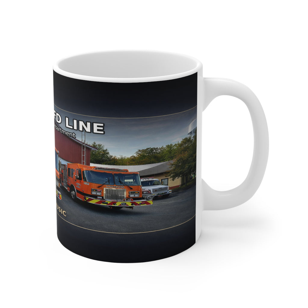 Tunnelton VFD Fire Truck Mug: 11oz Volunteer Fire Department Coffee Cup