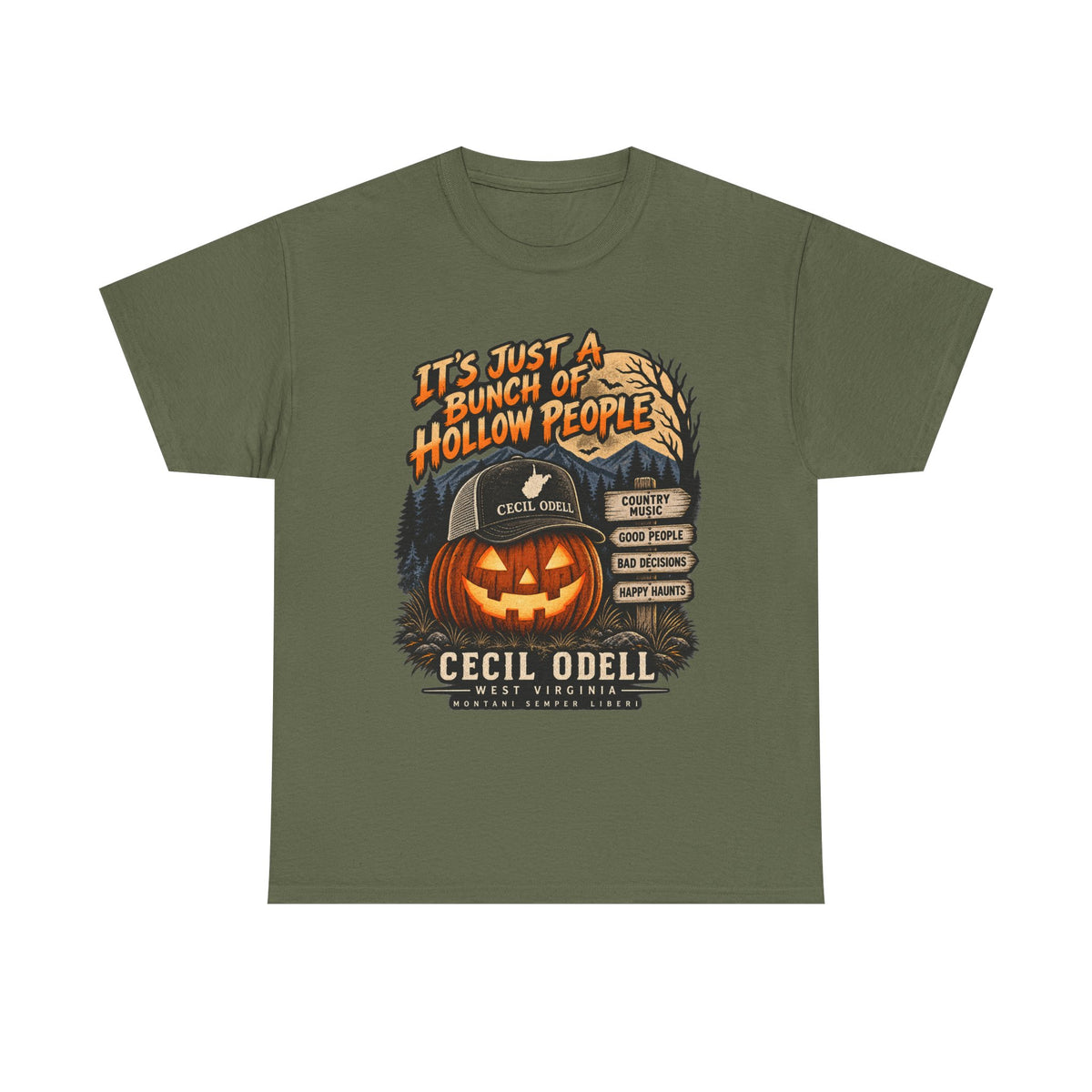 It's Just a Bunch of Hollow People Halloween Tee | Cecil Odell