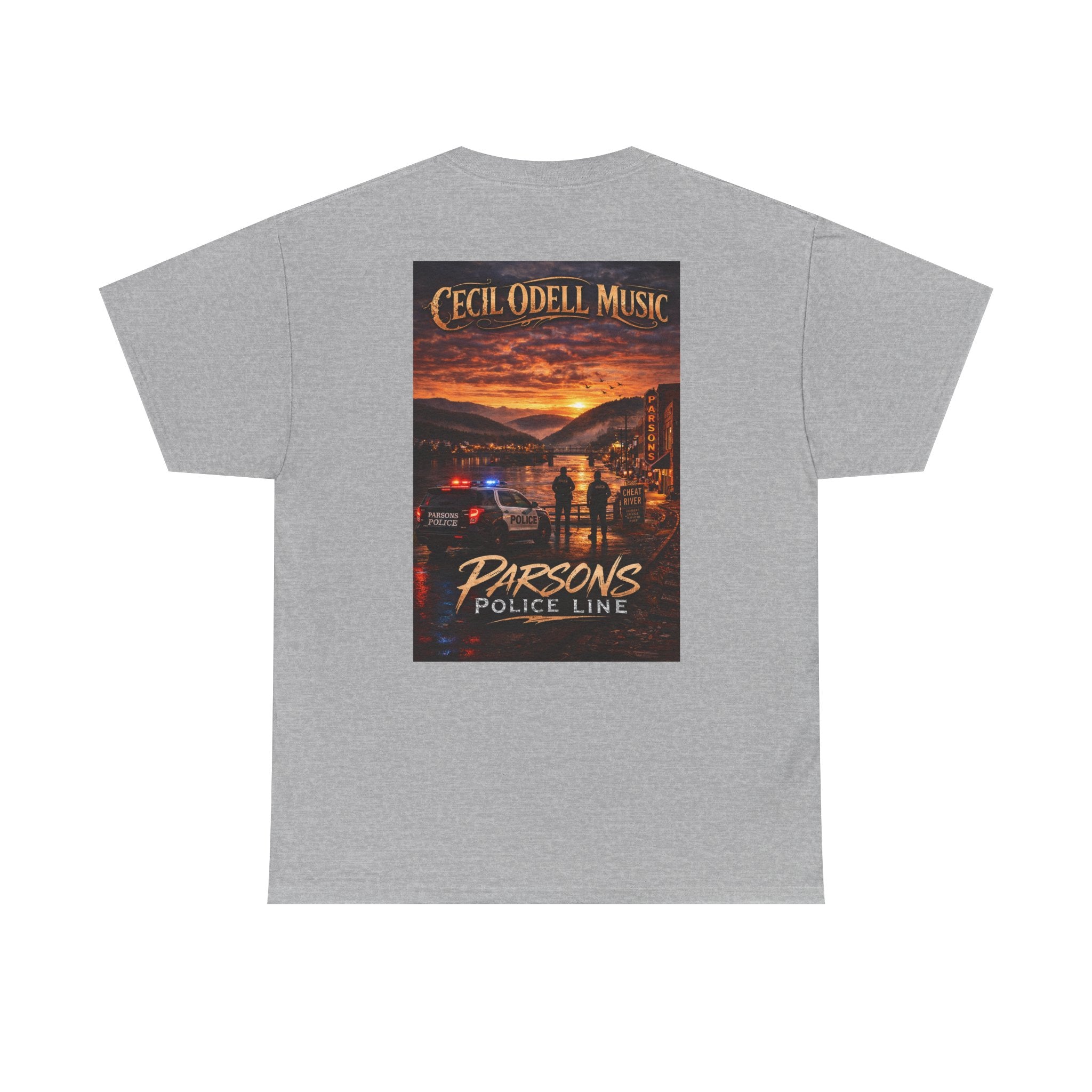 Parsons PD song art shirt