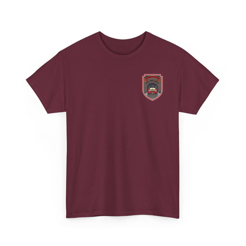 Tunnelton VFD Firetruck Tee: Volunteer Fire Department Fundraiser T-Shirt
