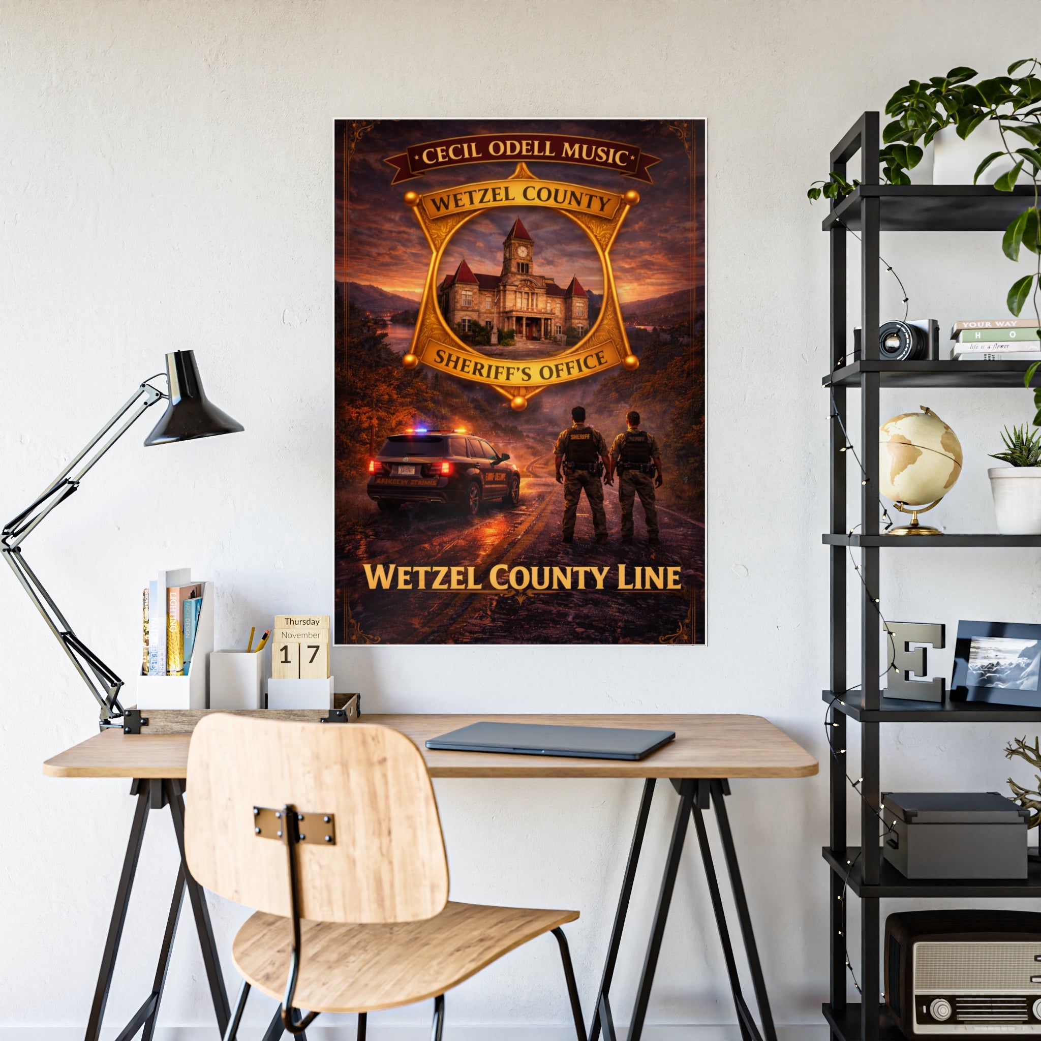 Wetzel County Line: Sheriff’s Office Gloss Poster
