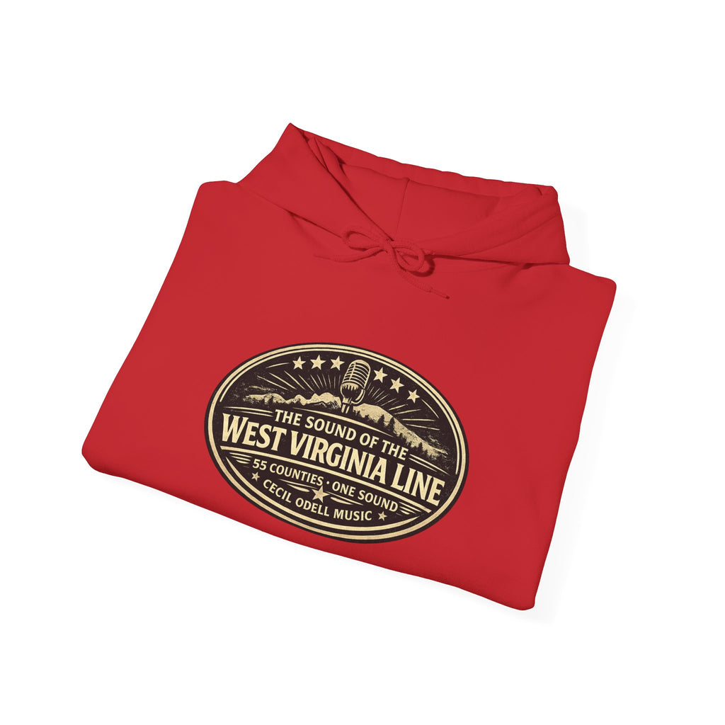 West Virginia Line Firetruck Hoodie: "The Sound of the West Virginia Line" Tribute Sweatshirt