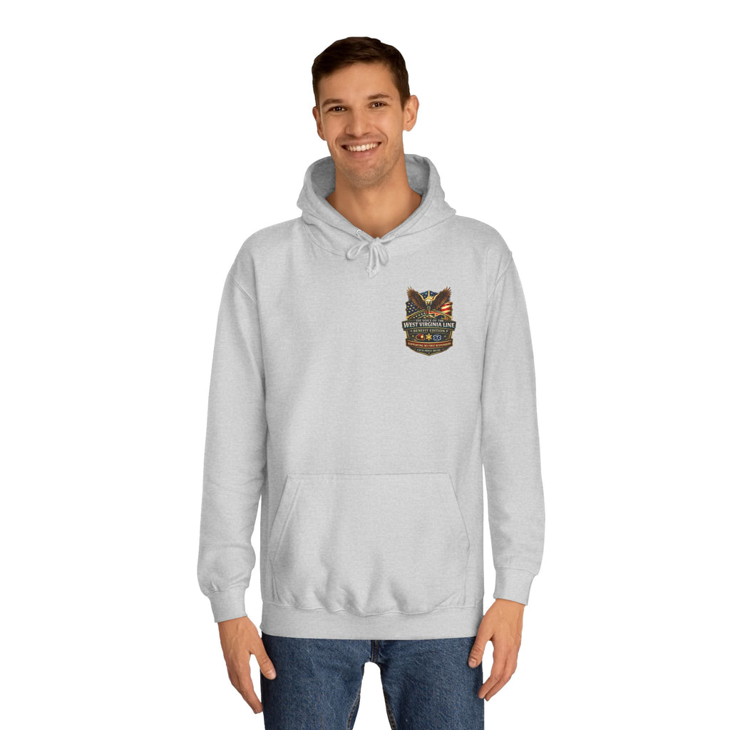 West Virginia Line Badge Hoodie: State & First Responder Tribute