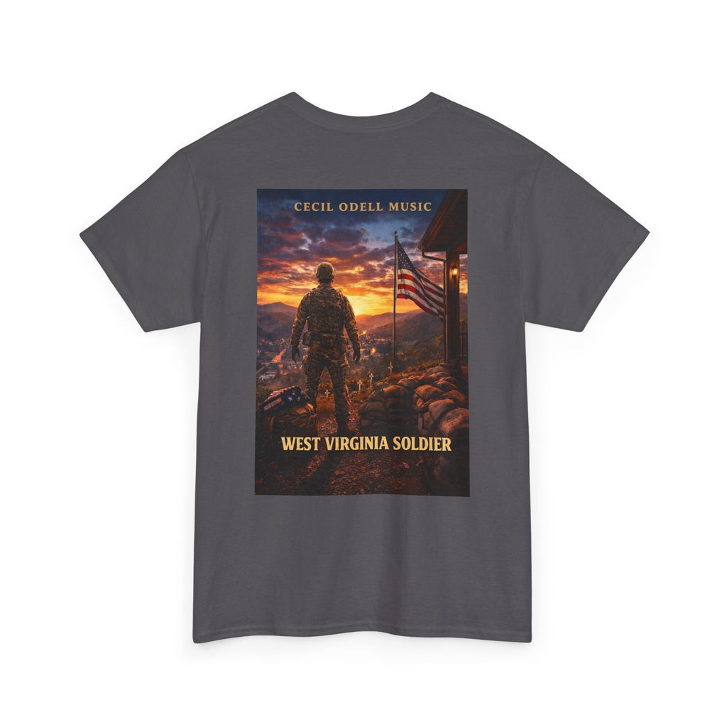West Virginia Soldier T-Shirt: Patriotic Military Tee (Cecil Odell Music)