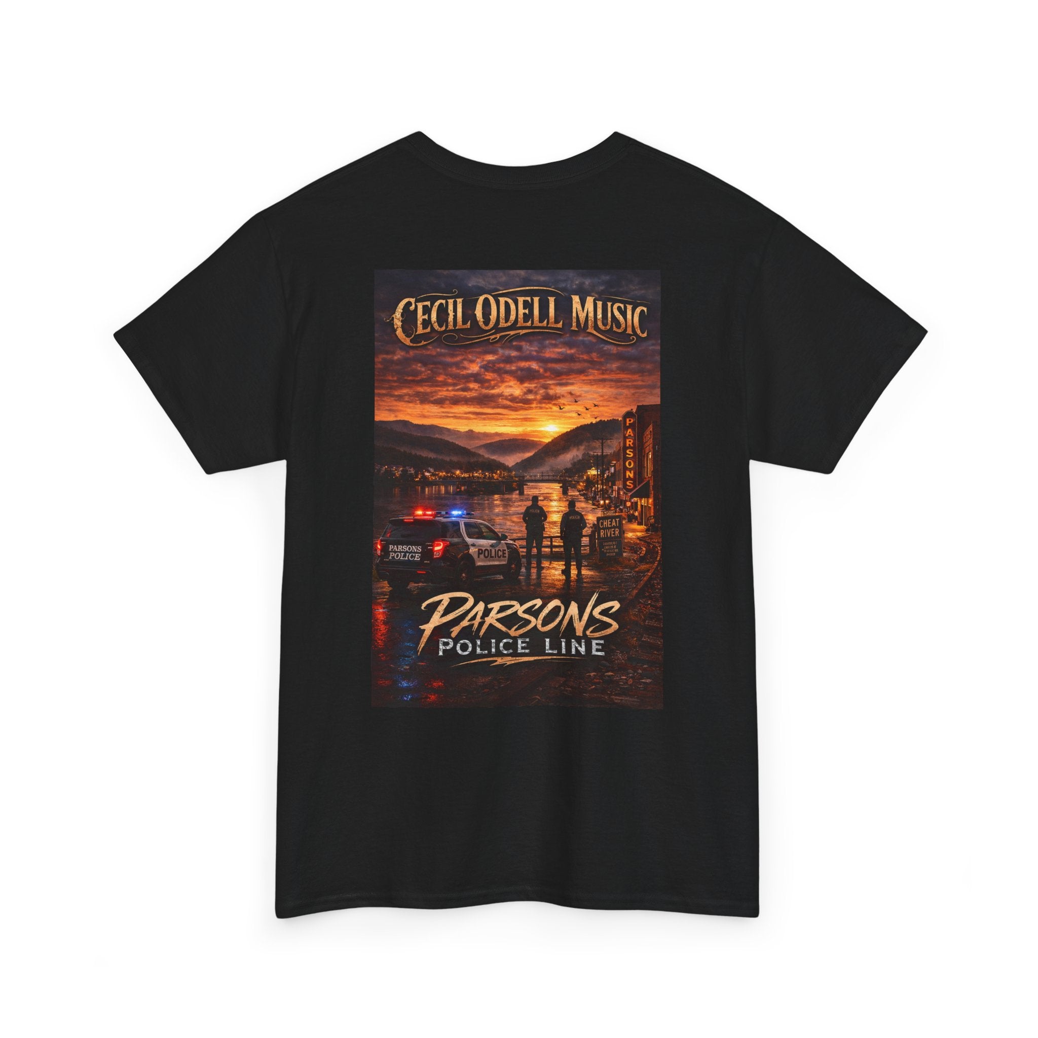 Parsons PD song art shirt